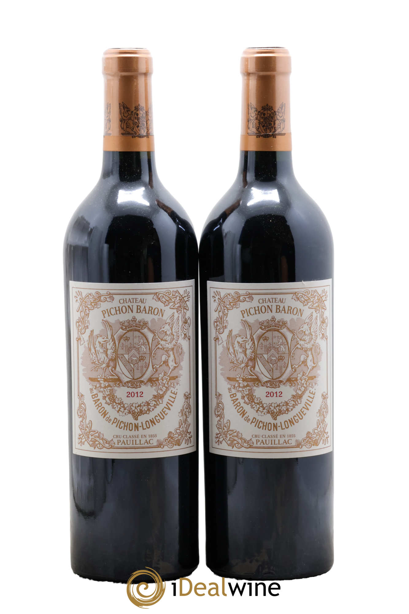Pichon Longueville Baron 2ème Grand Cru Classé 2012 - Lot of 2 bottles - 0