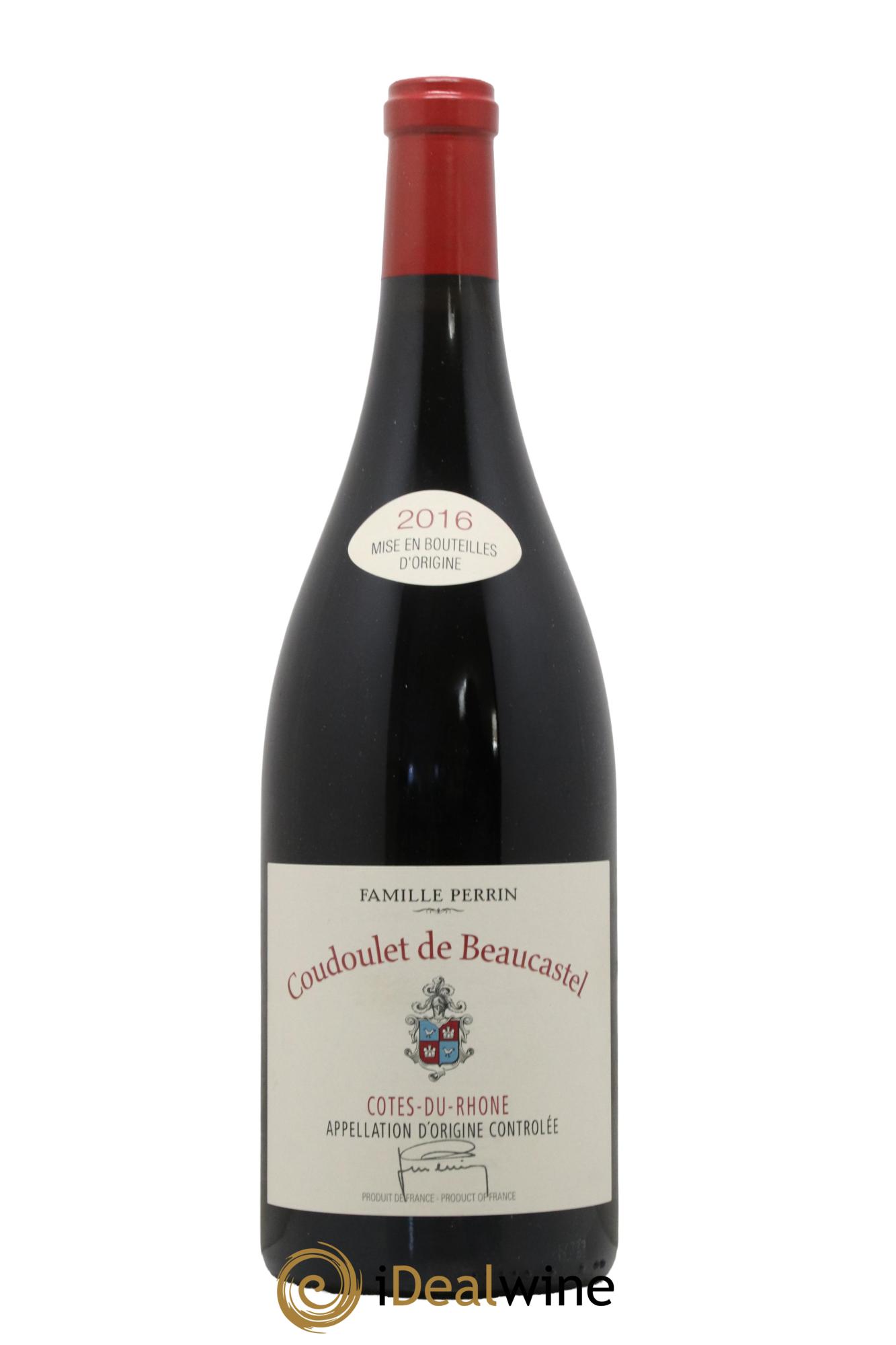 Côtes-du-Rhône Coudoulet de Beaucastel Famille Perrin 2018 - Lot of 1 magnum - 0