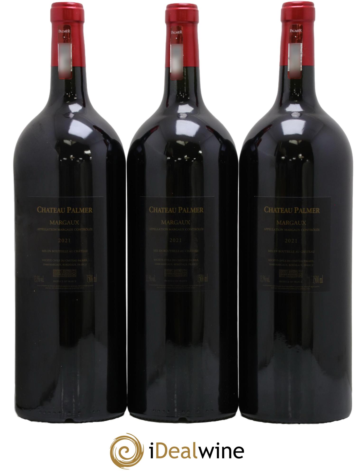 Château Palmer 3ème Grand Cru Classé 2021 - Lot de 3 magnums - 1