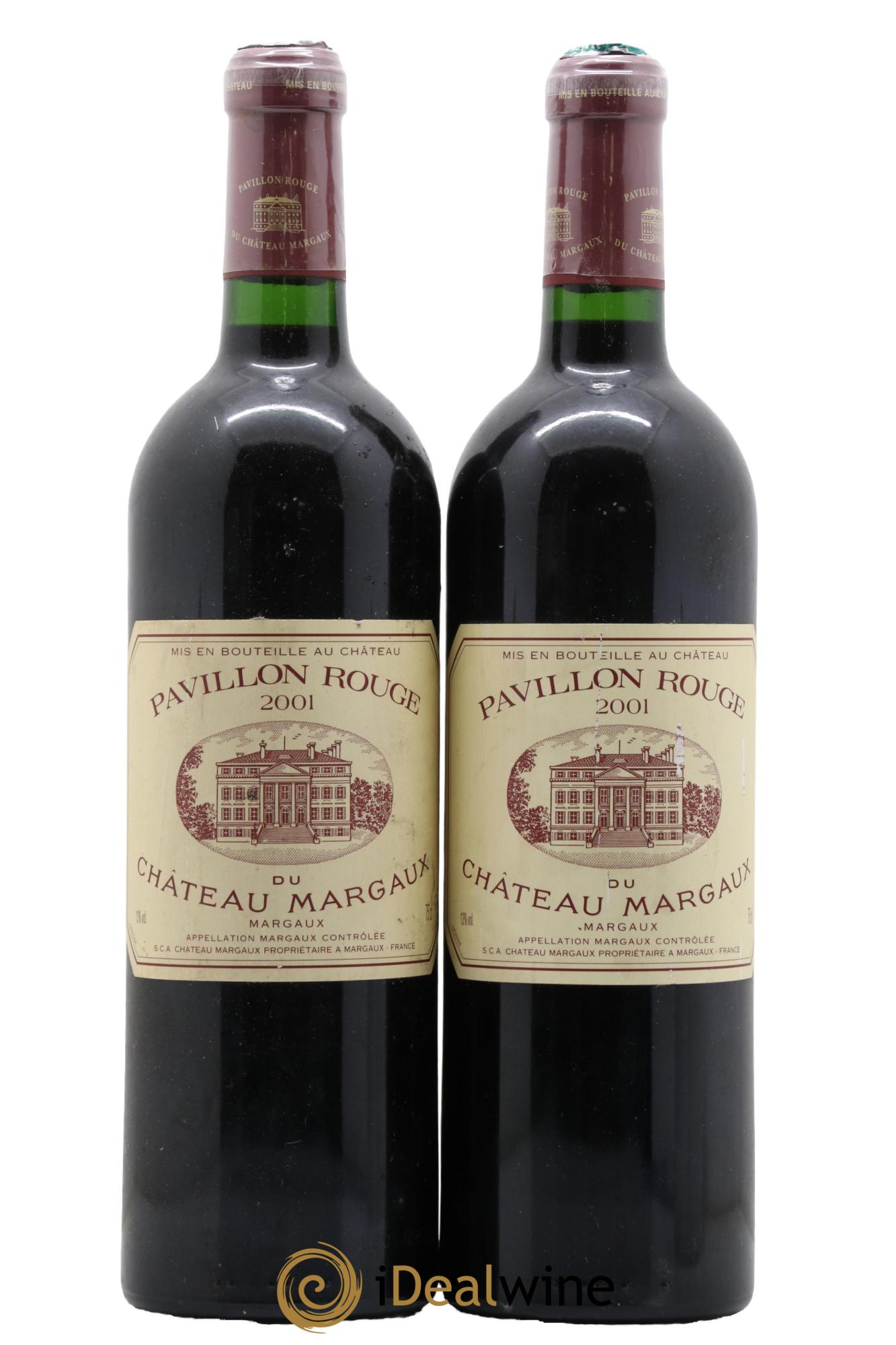 Pavillon Rouge du Château Margaux Second Vin 2001 - Lot de 2 bouteilles - 0