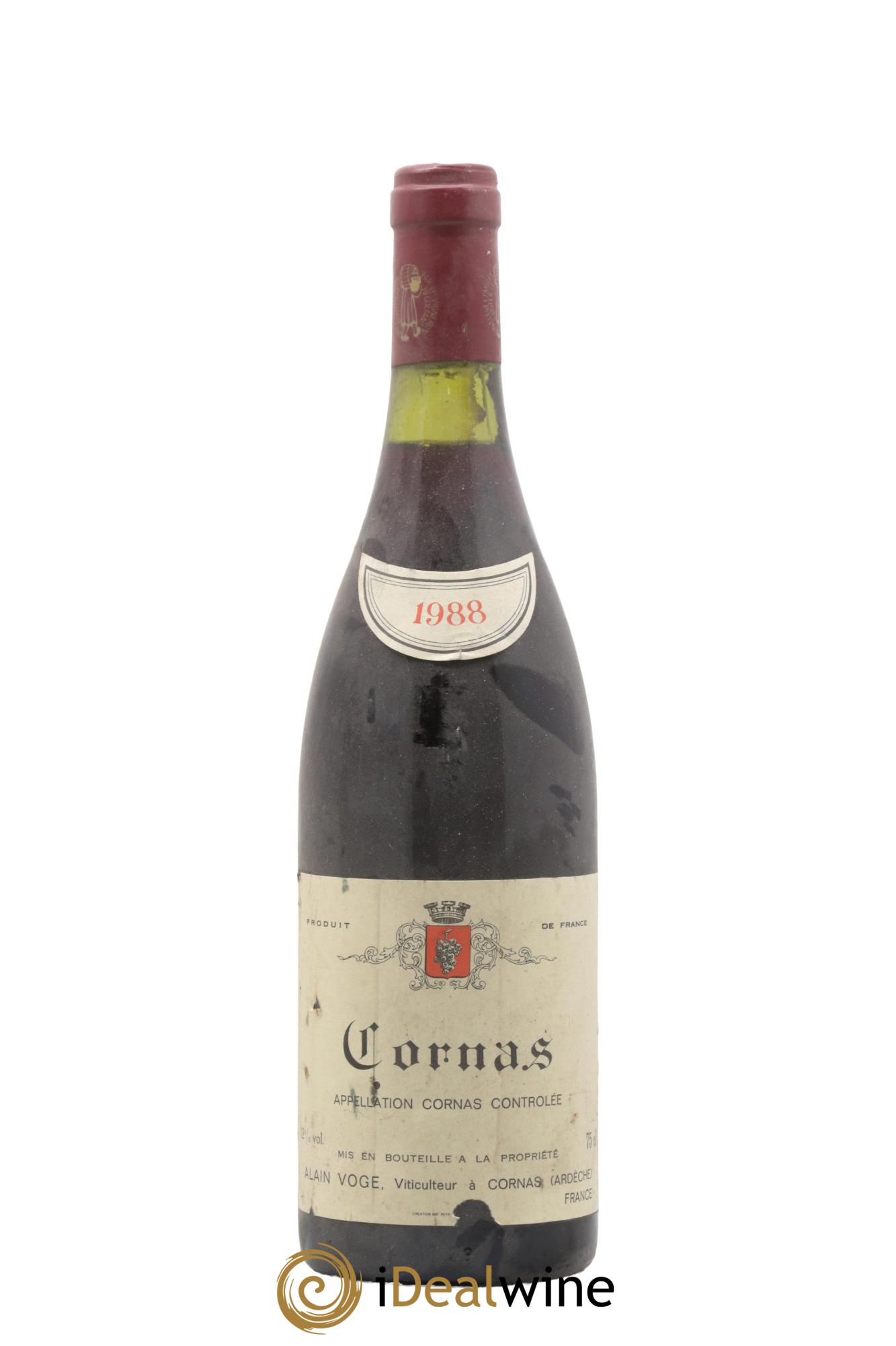 Cornas Domaine Alain Voge 1988 - Lot de 1 bouteille - 0