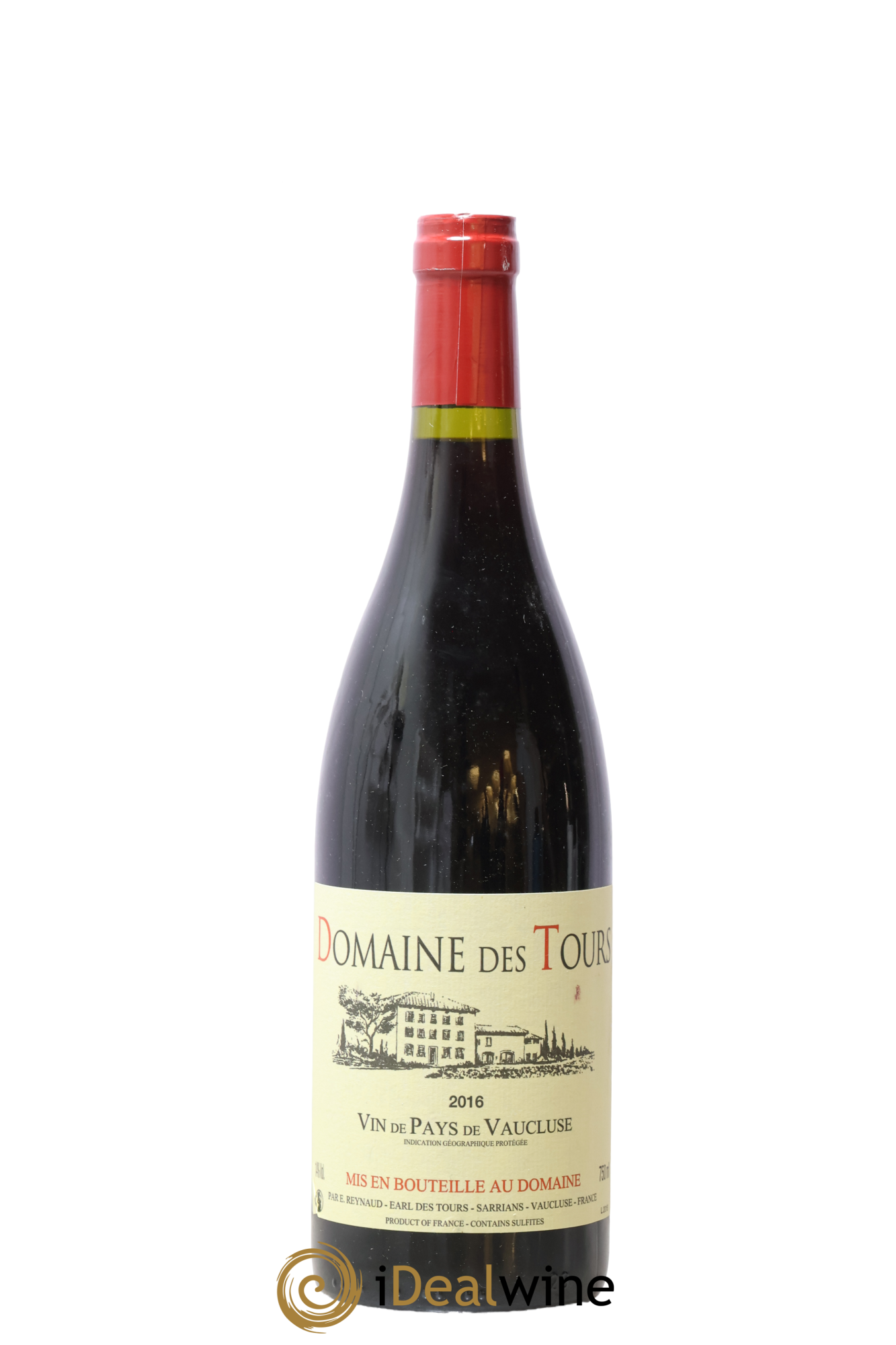 Vaucluse (Vin de Pays de Vaucluse) Domaine des Tours Emmanuel Reynaud 2016 - Lot de 1 bouteille - 0