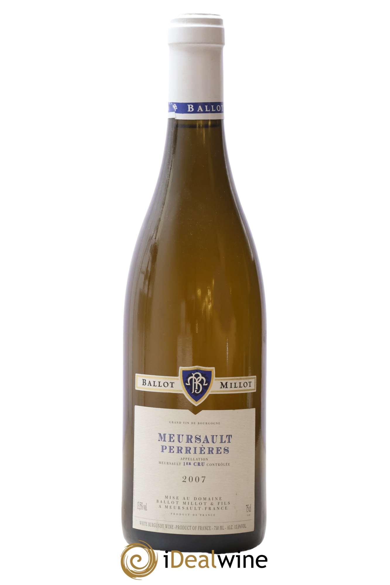 Meursault 1er Cru Perrières Ballot Millot 2007 - Posten von 1 Flasche - 0
