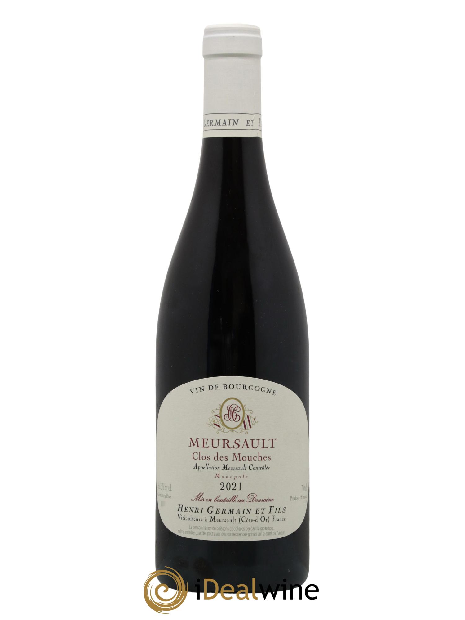 Meursault Clos des Mouches Henri Germain 2021 - Lot de 1 bouteille - 0