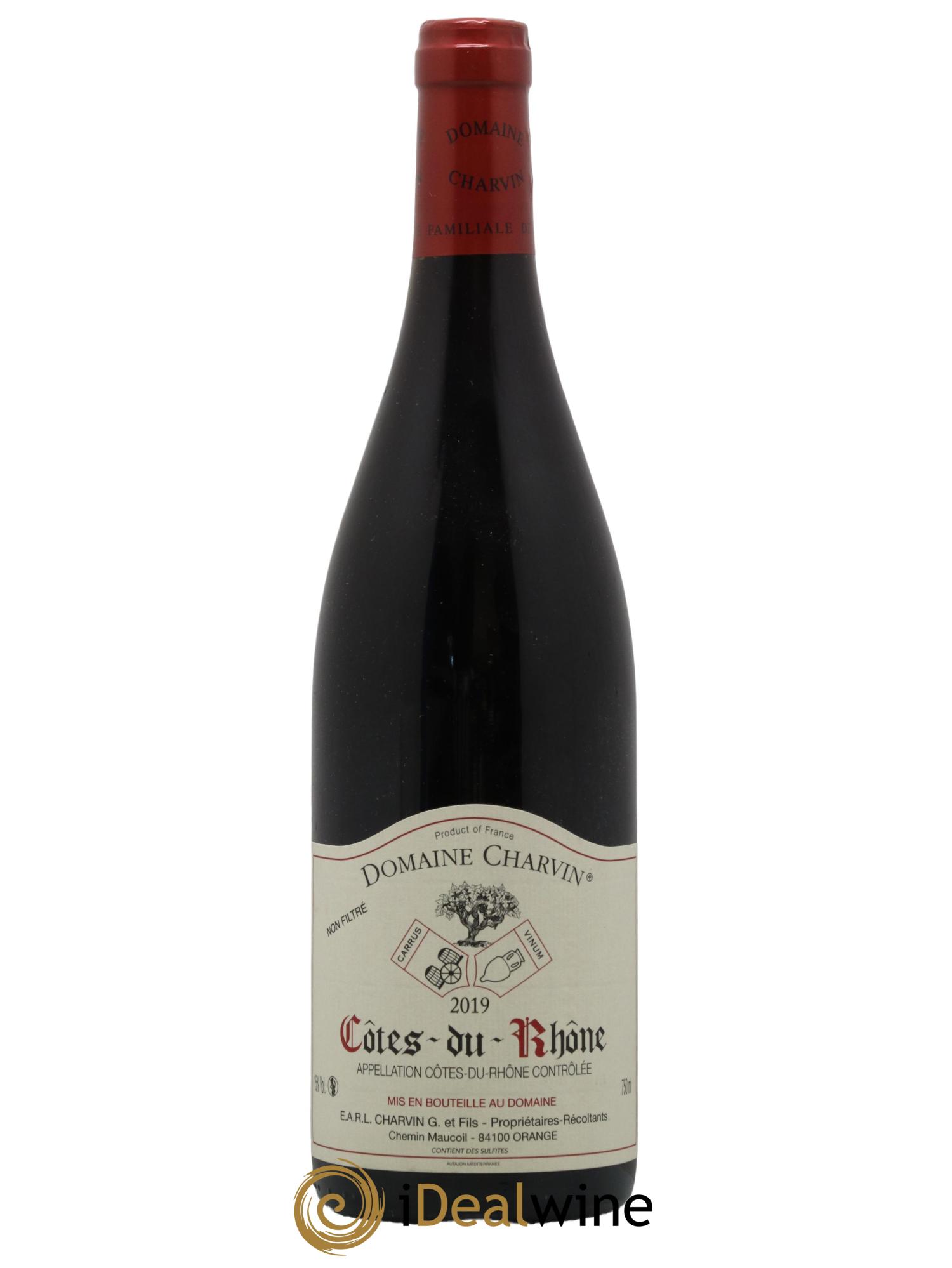 Côtes-du-Rhône Charvin (Domaine) 2019 - Lot de 1 bouteille - 0