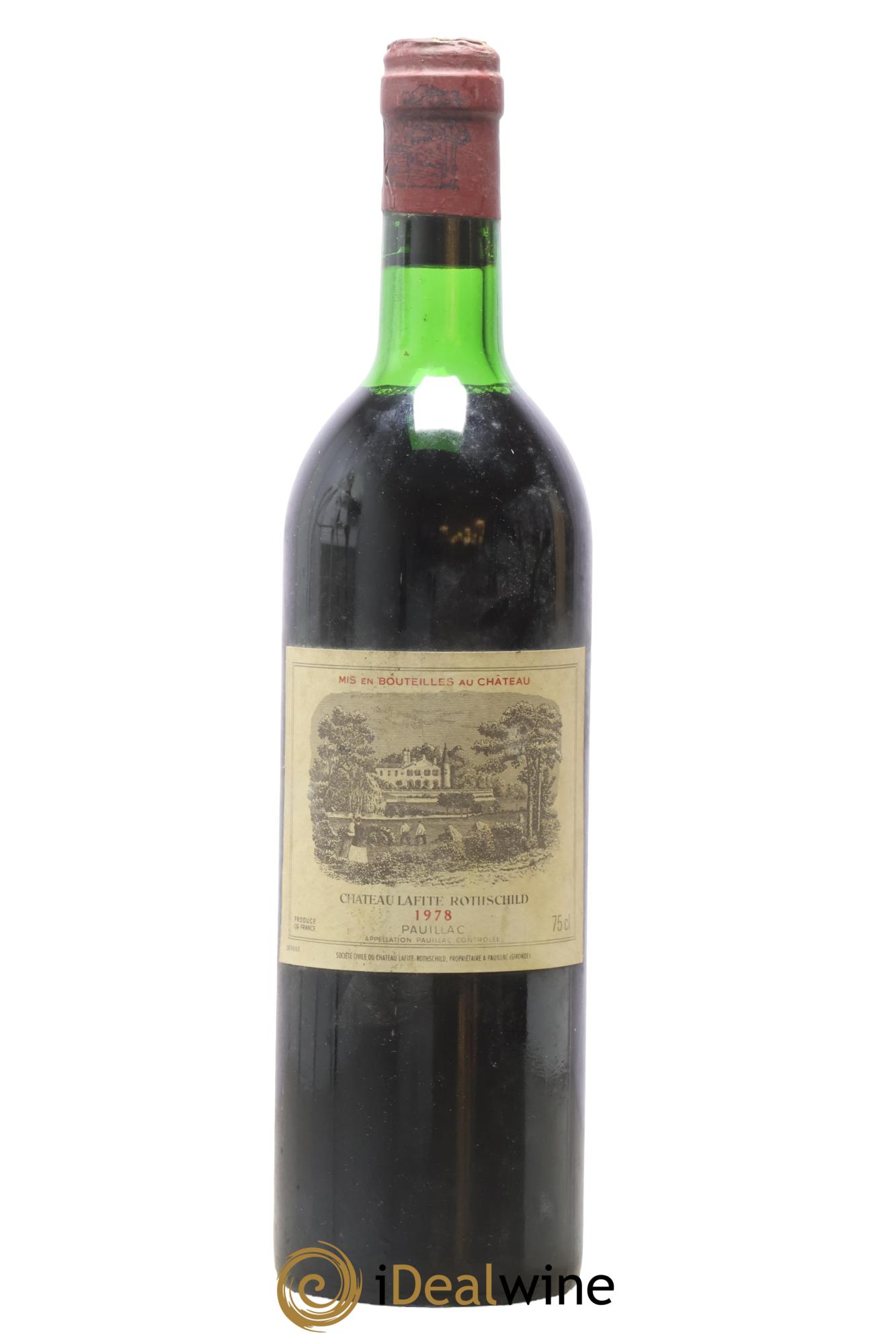 Château Lafite Rothschild 1er Grand Cru Classé 1978 - Lot de 1 bouteille - 0