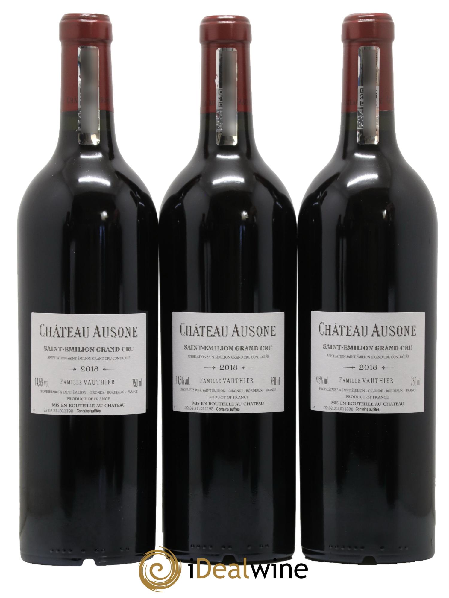 Château Ausone 1er Grand Cru Classé A 2018 - Lot de 6 bouteilles - 2