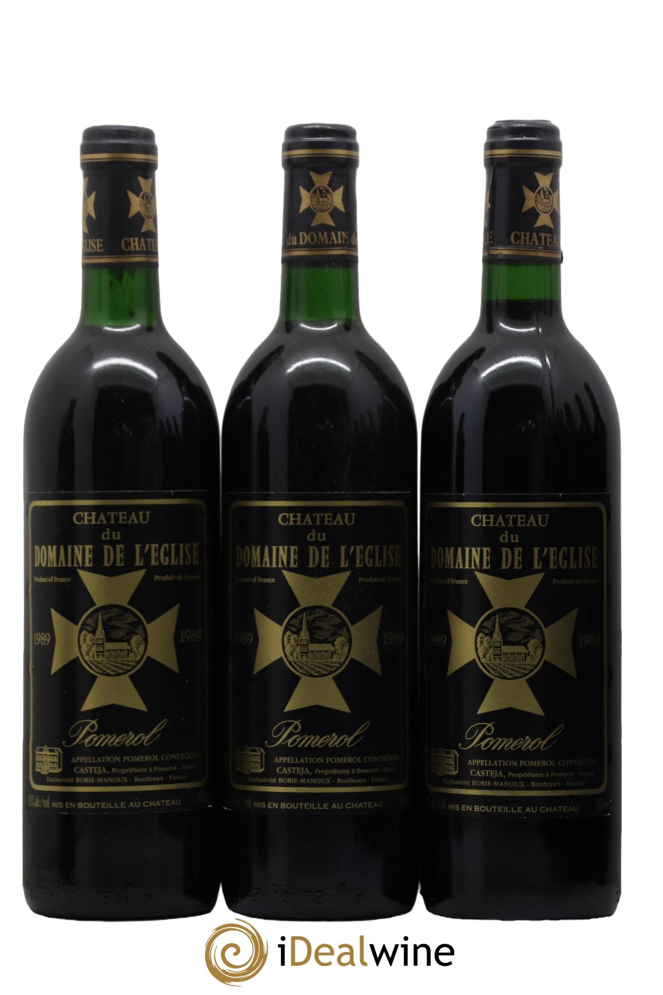 Château du Domaine de l'Église 1989 - Lot de 12 bouteilles - 2