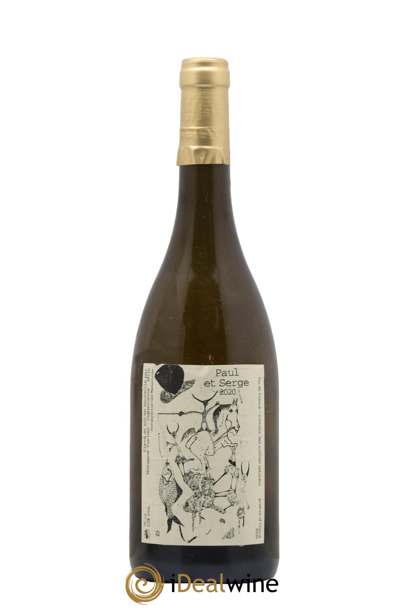 Vin de France Paul et Serge Morgane Turlier 2020 - Lot de 1 bouteille - 0