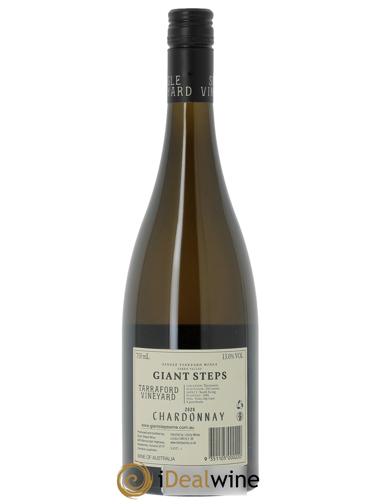 Yarra Valley Giant Steps Tarraford Vineyard Chardonnay 2020 - Lot de 1 bouteille - 1