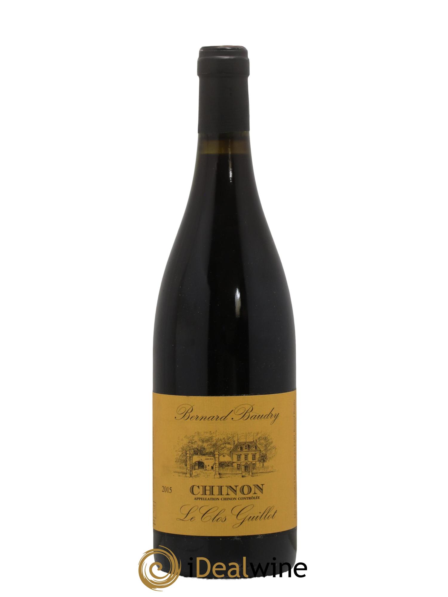 Chinon Le Clos Guillot Bernard Baudry 2015 - Lot de 1 bouteille - 0