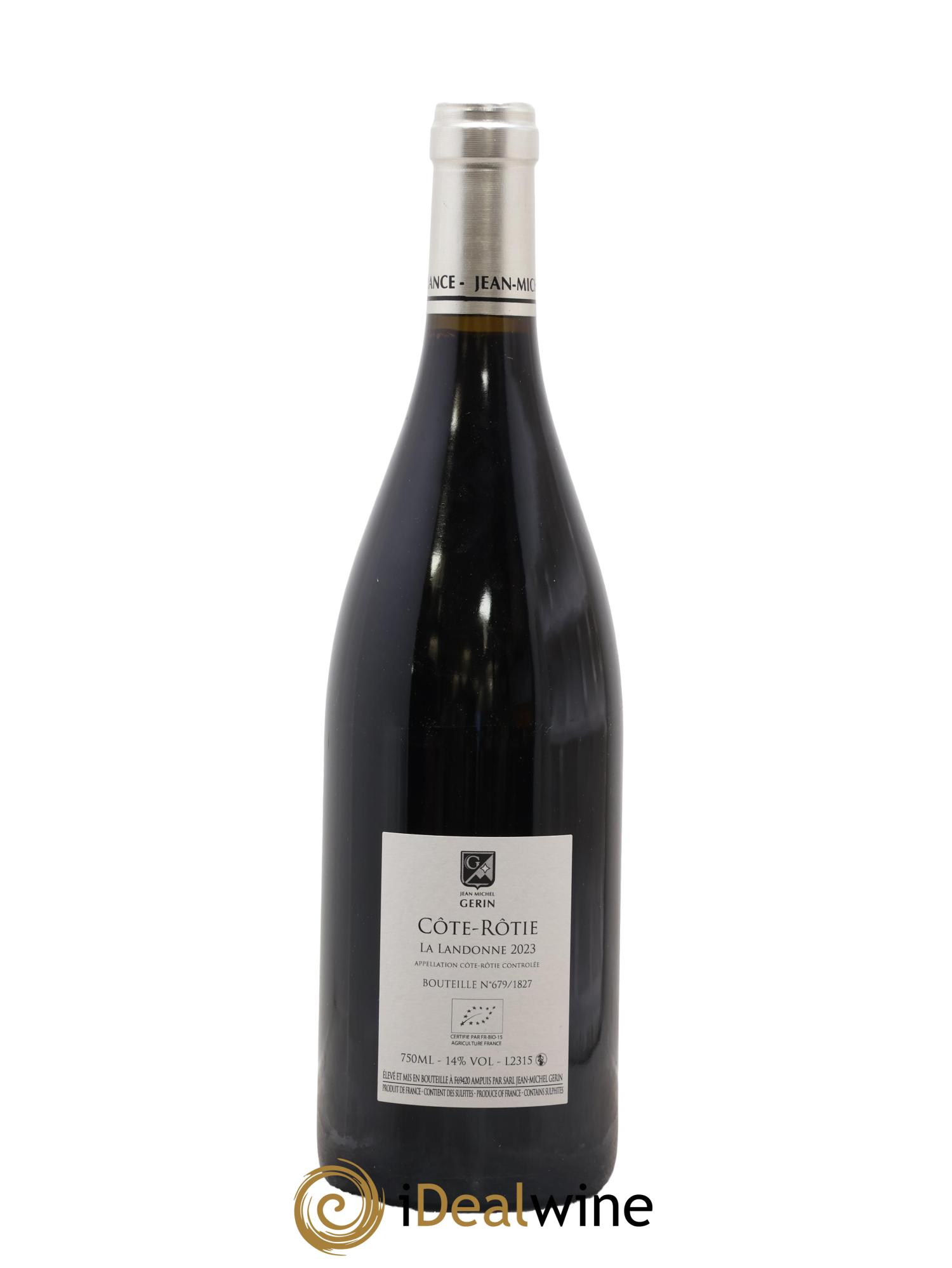 Côte-Rôtie La Landonne Jean-Michel Gerin 2023 - Lot de 1 bouteille - 1