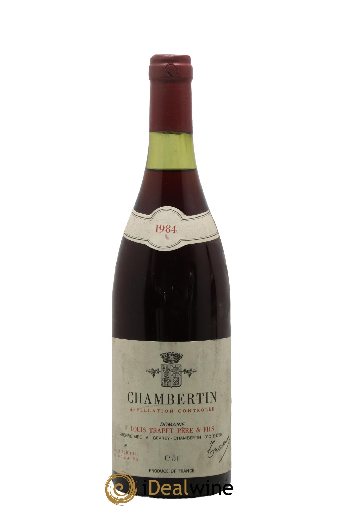 Chambertin Grand Cru Louis Trapet Père & Fils 1984 - Posten von 1 Flasche - 0