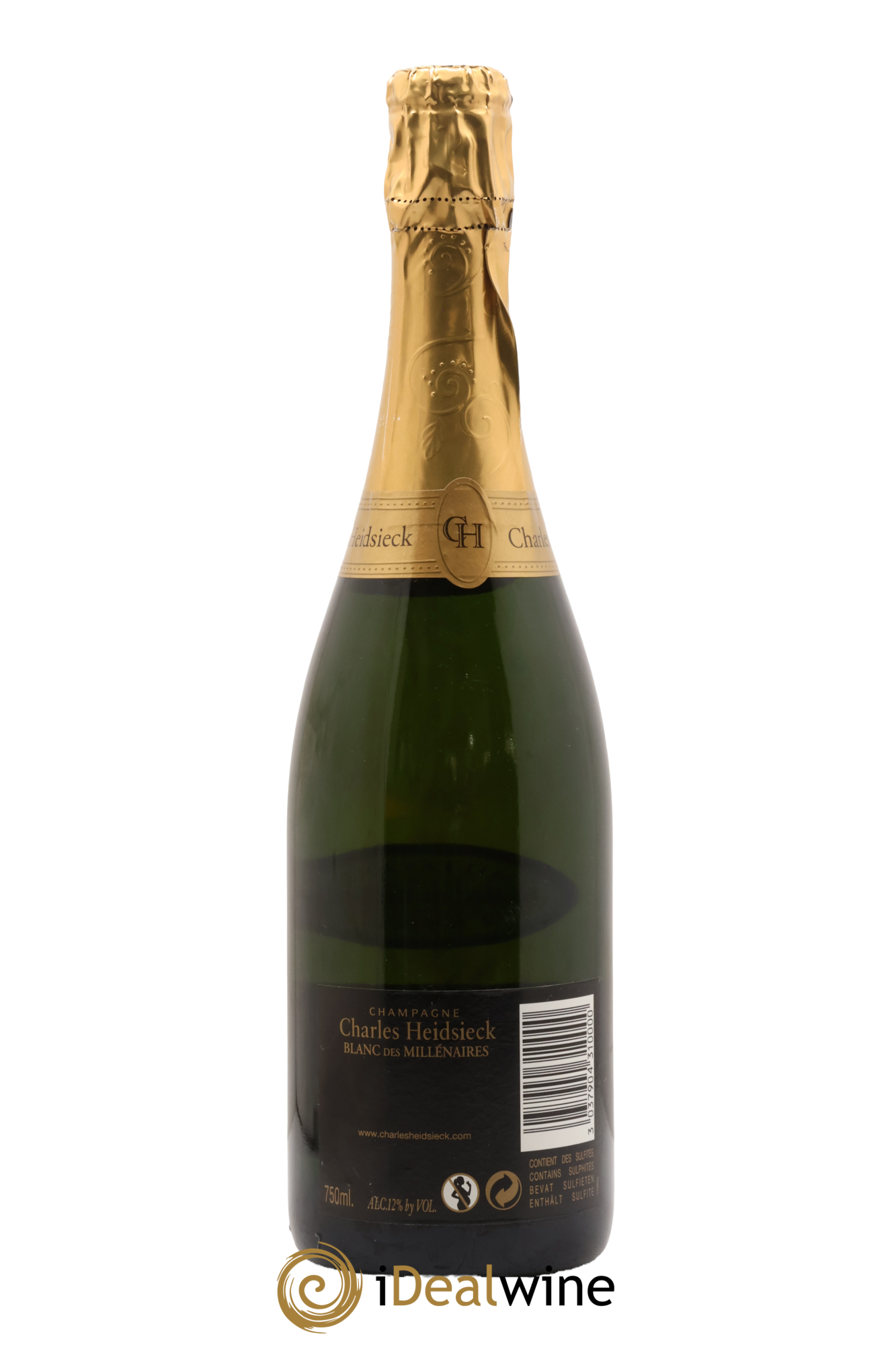 Blanc de Blancs Blanc des Millénaires Brut Charles Heidsieck 1995 - Posten von 1 Flasche - 1
