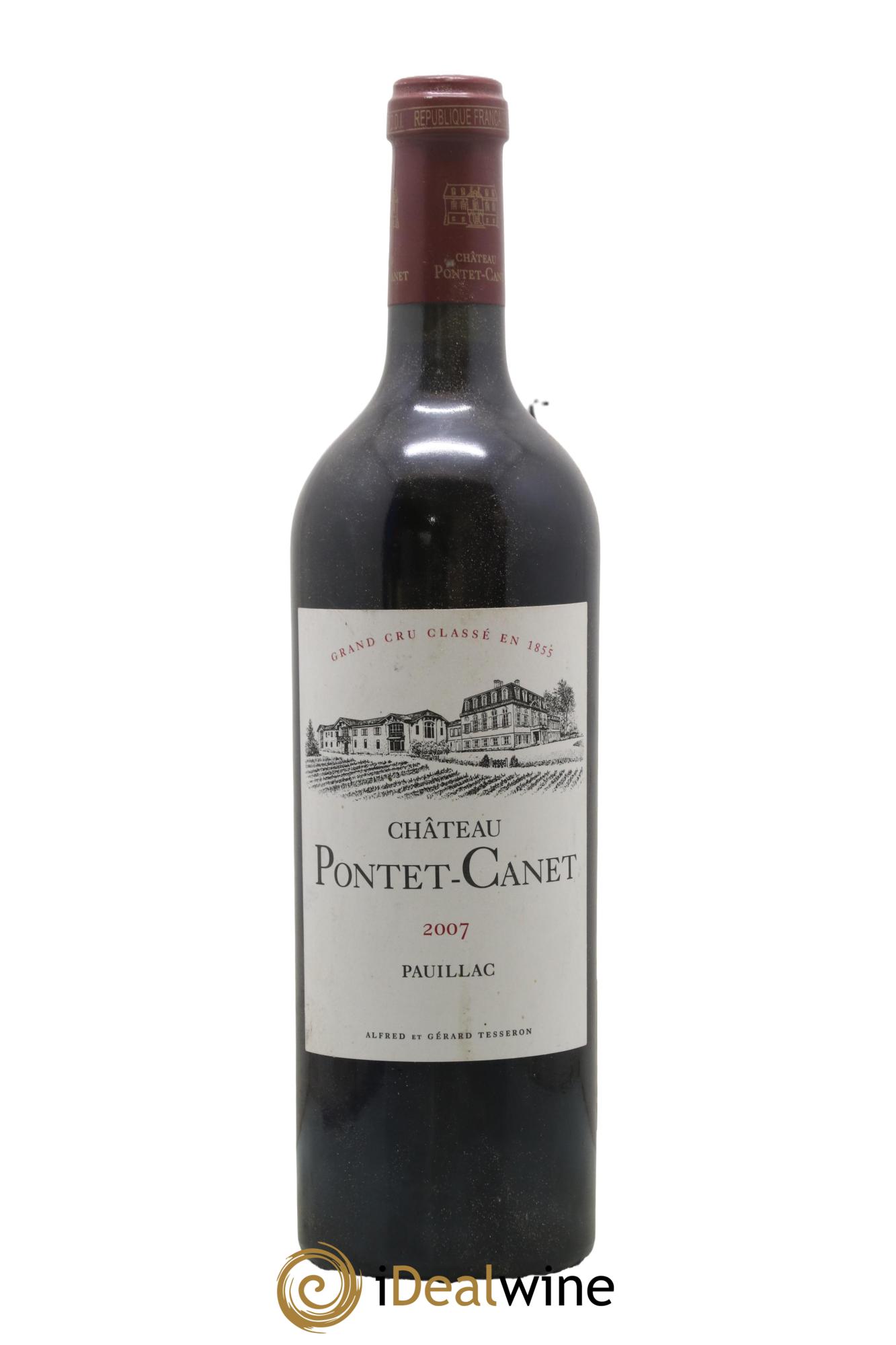 Château Pontet Canet 5ème Grand Cru Classé 2007 - Posten von 1 Flasche - 0