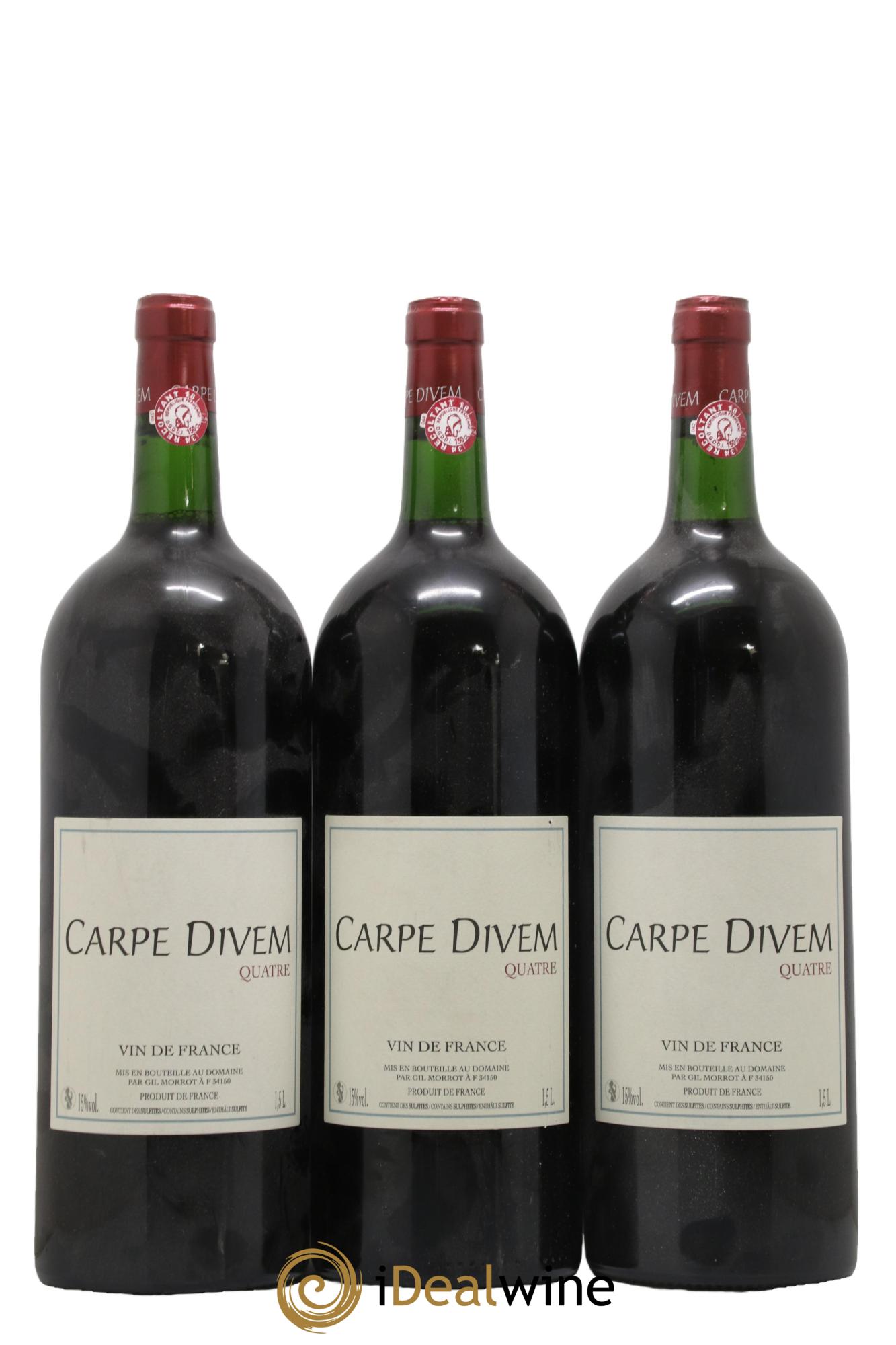 Vin de France Quatre Carpe Divem Gil Morrot - Lot de 3 magnums - 0