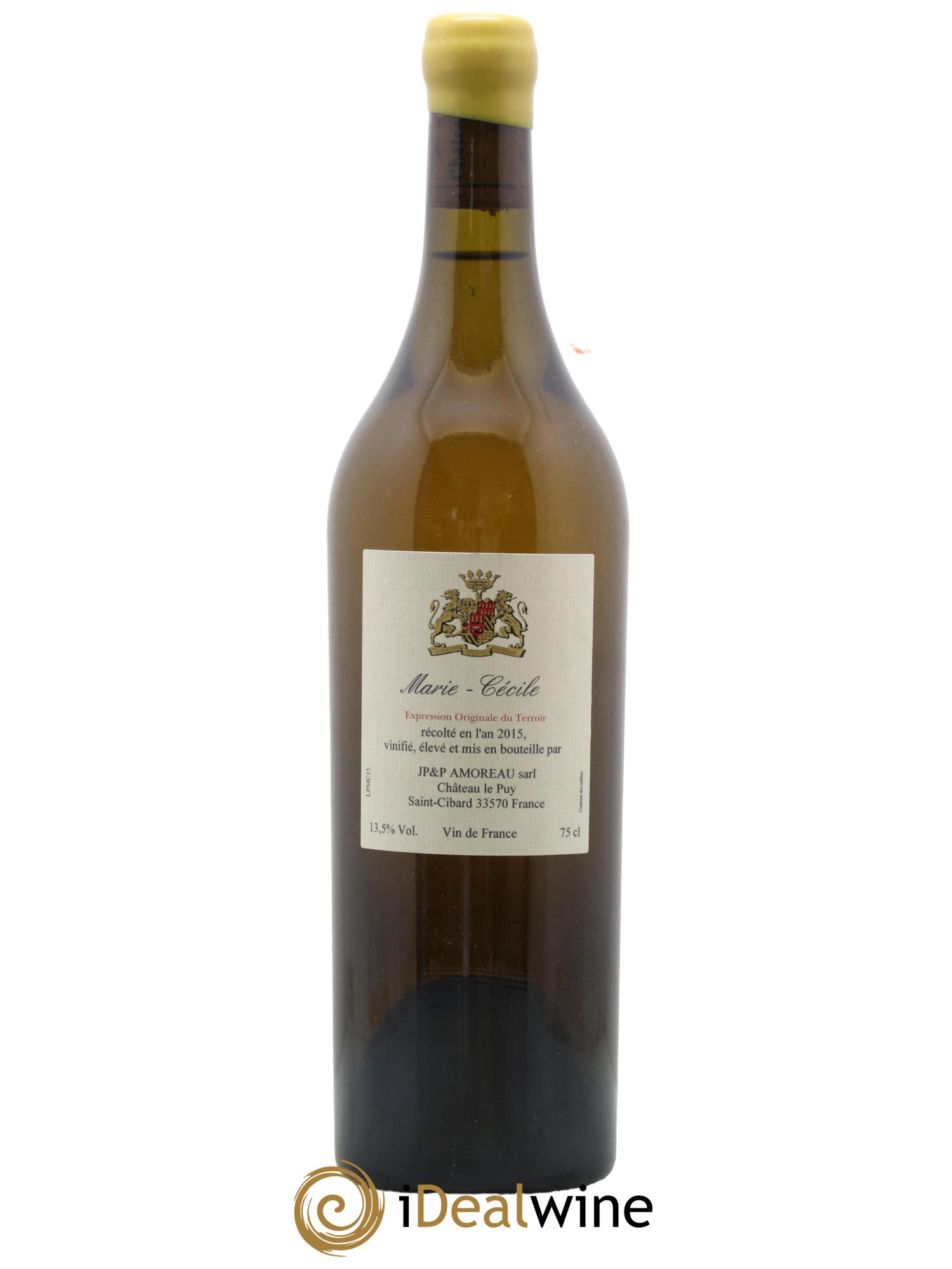 Le Puy - Marie-Cécile 2015 - Lot of 1 bottle - 0