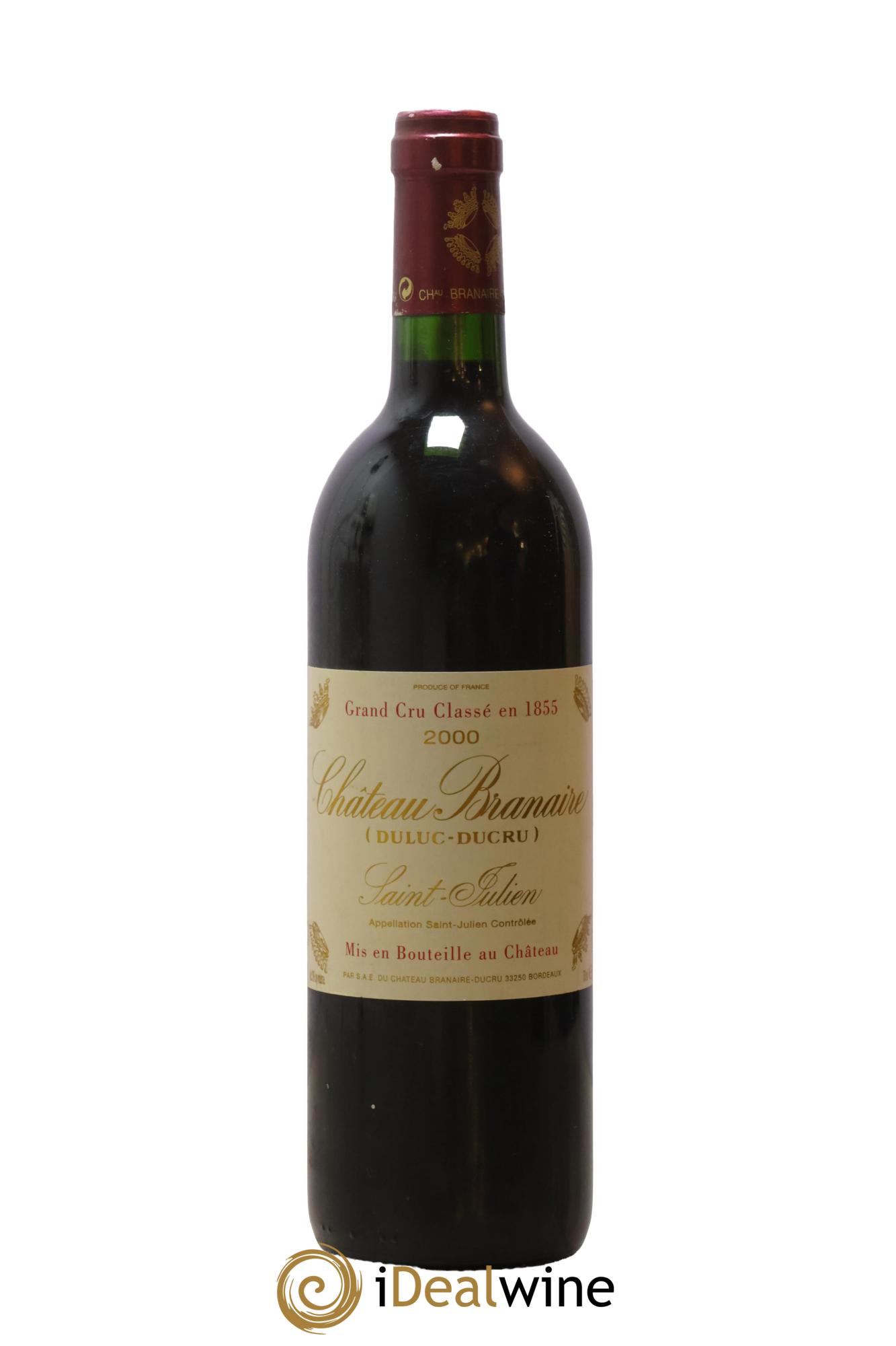Château Branaire Ducru 4ème Grand Cru Classé 2000 - Posten von 1 Flasche - 0