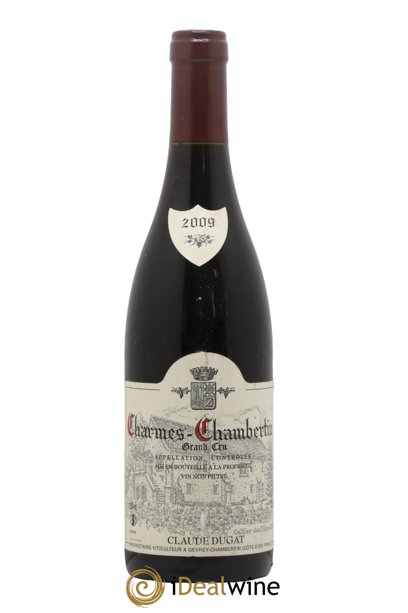 Charmes-Chambertin Grand Cru Claude Dugat 2009 - Lot de 1 bouteille - 0