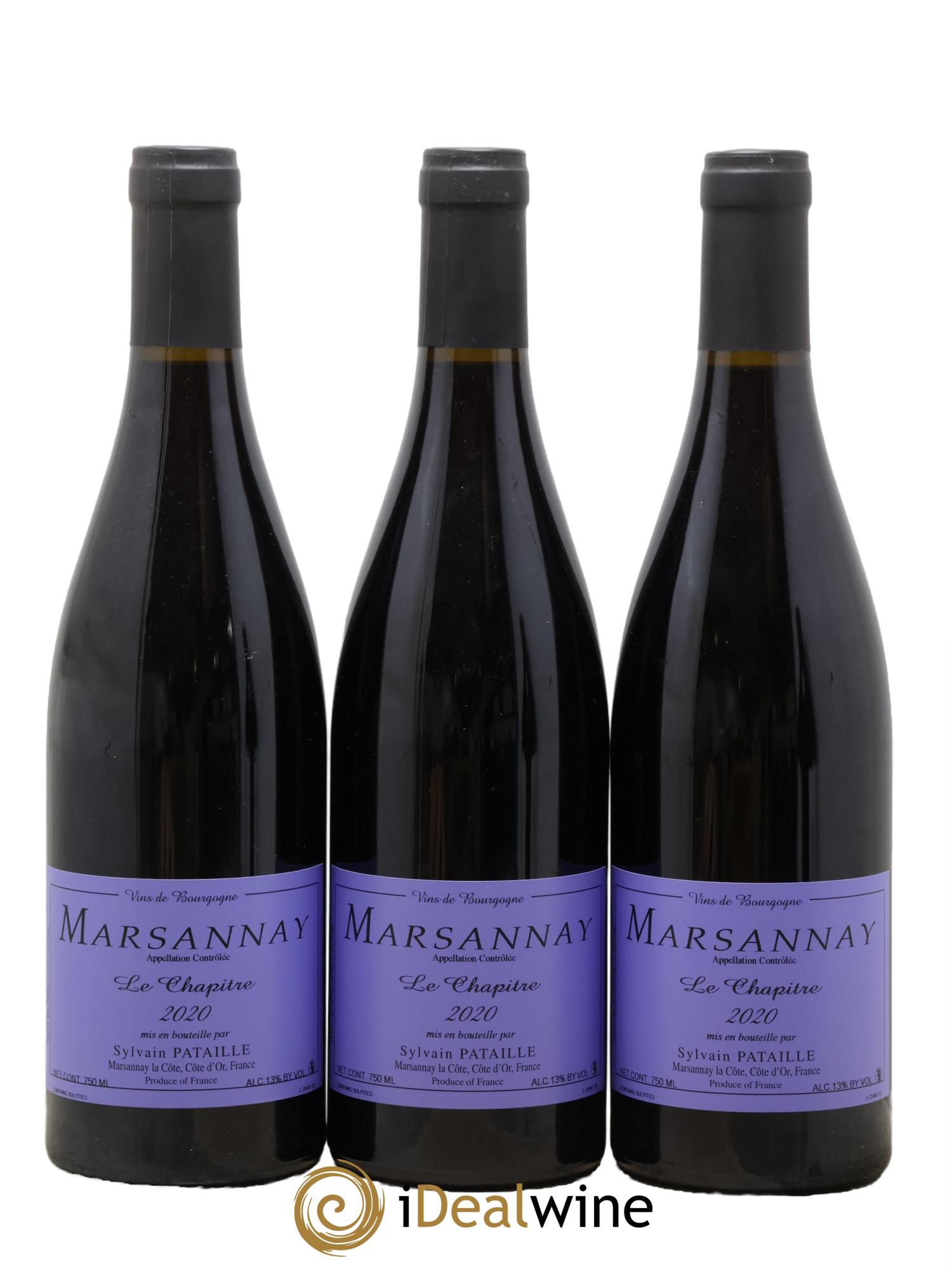Marsannay Le Chapitre Sylvain Pataille (Domaine) 2020 - Lotto di 3 bottiglie - 0