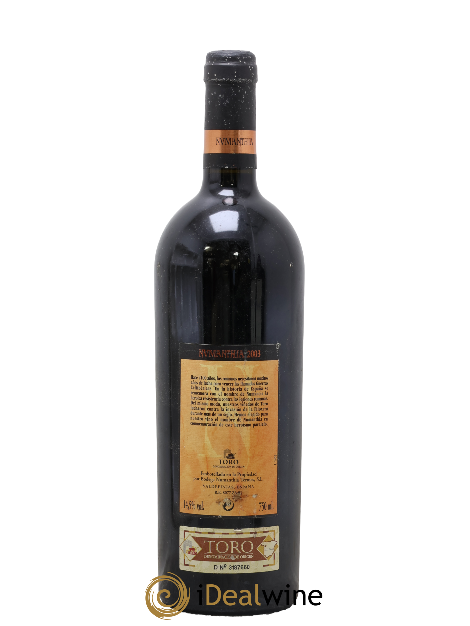 Toro DO Bodega Numanthia Numanthia 2003 - Lot of 1 bottle - 1