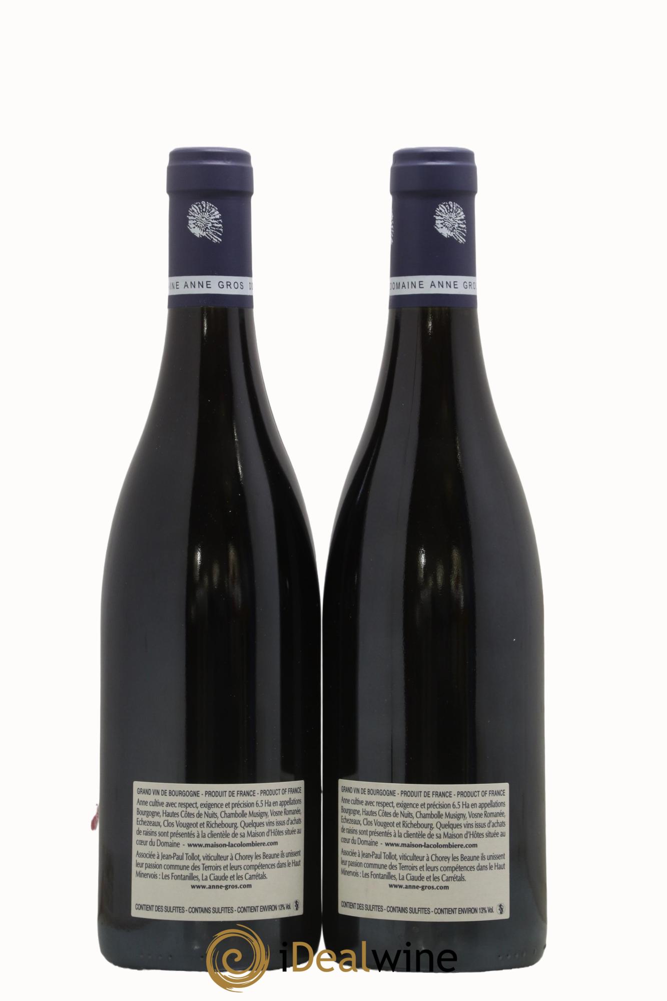 Echezeaux Grand Cru Les Loachausses Anne Gros 2009 - Lotto di 2 bottiglie - 1