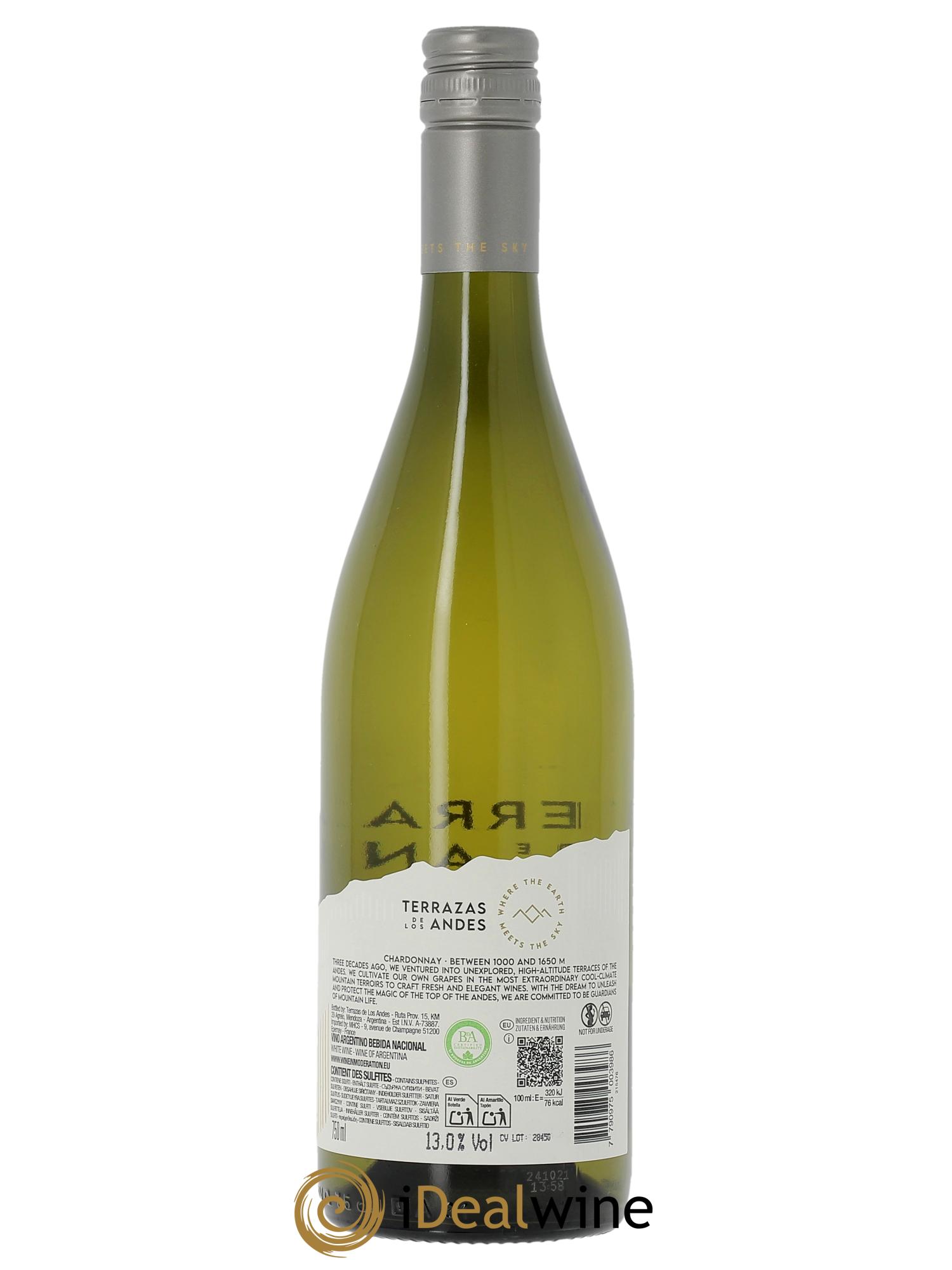 Uco Valley Chardonnay Terrazas de los Andes 2024 - Lot of 1 bottle - 1