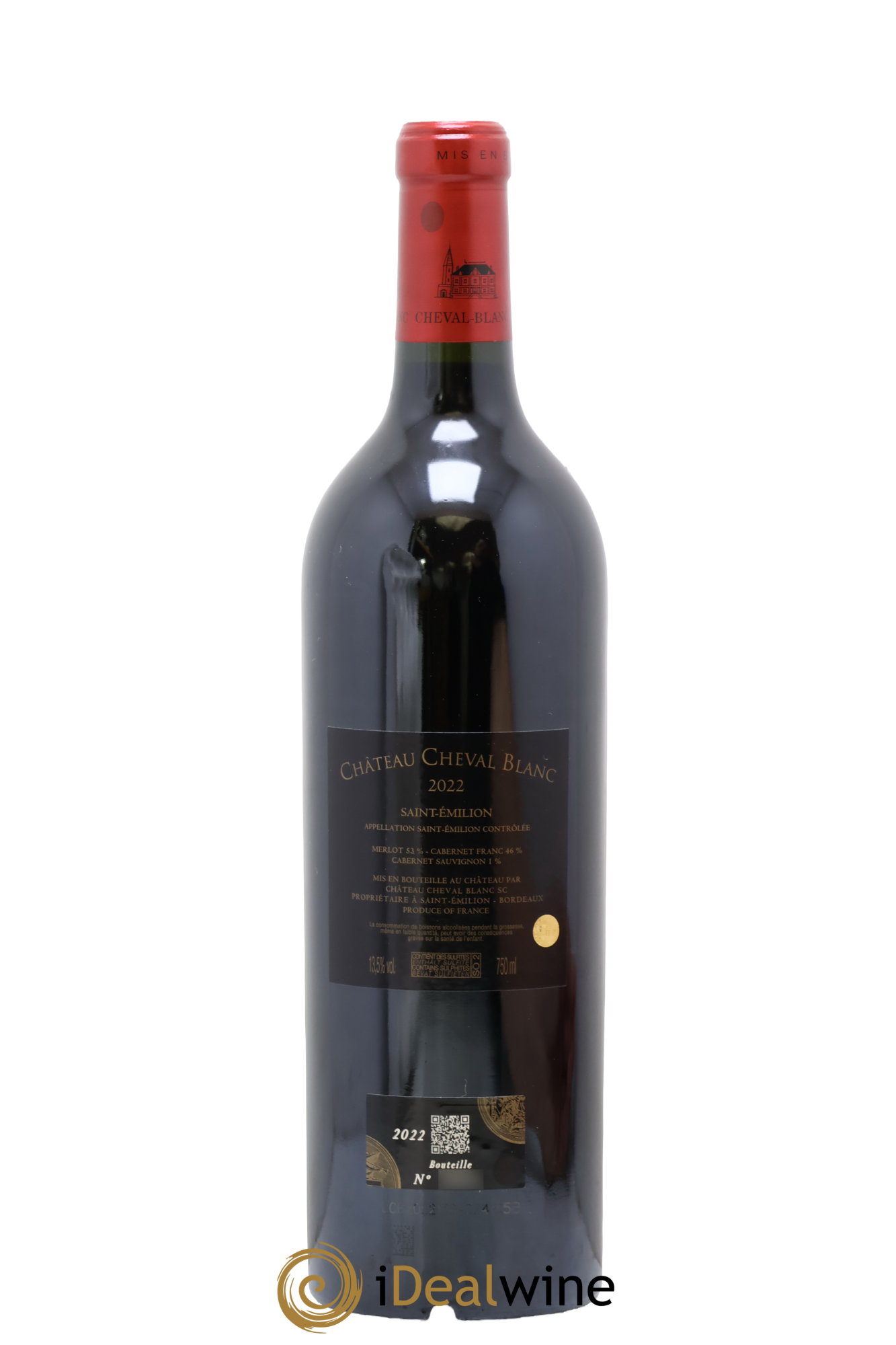 Château Cheval Blanc 1er Grand Cru Classé A 2022 - Lot de 1 bouteille - 1
