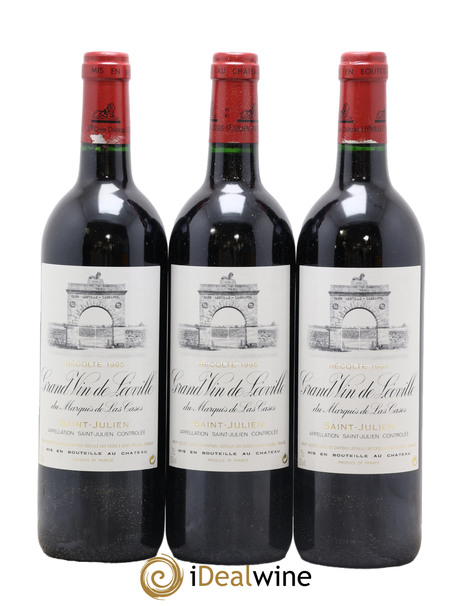 Château Léoville Las Cases 2ème Grand Cru Classé 1995 - Lot de 12 bouteilles - 4
