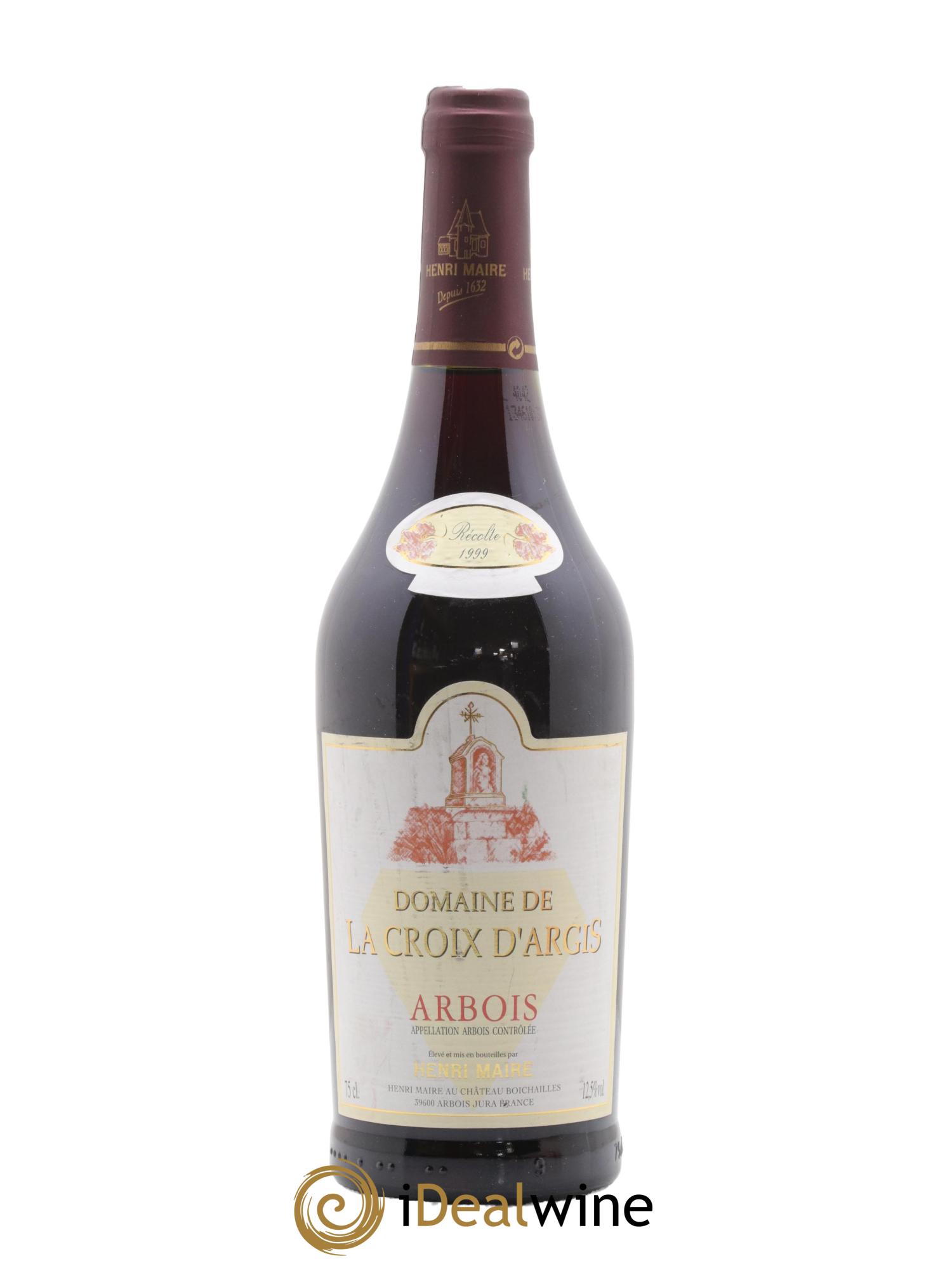 Arbois Domaine de la Croix d'Argis Henri Maire 1999 - Lot de 1 bouteille - 0
