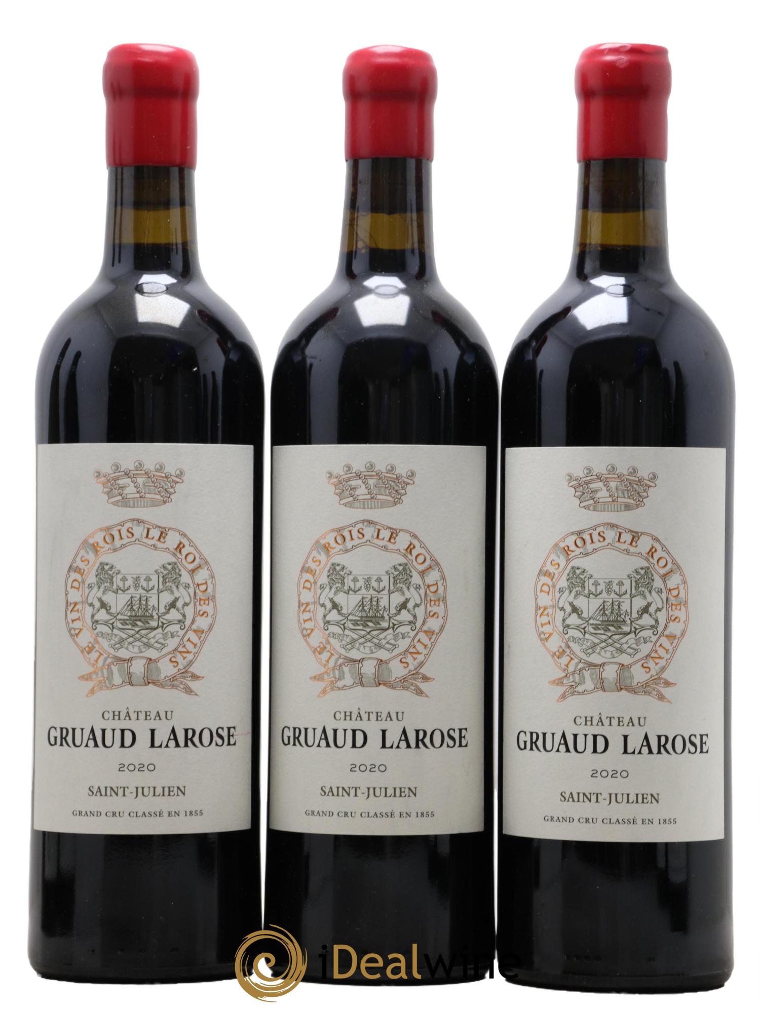 Château Gruaud Larose 2ème Grand Cru Classé 2020 - Lot de 3 bouteilles - 0
