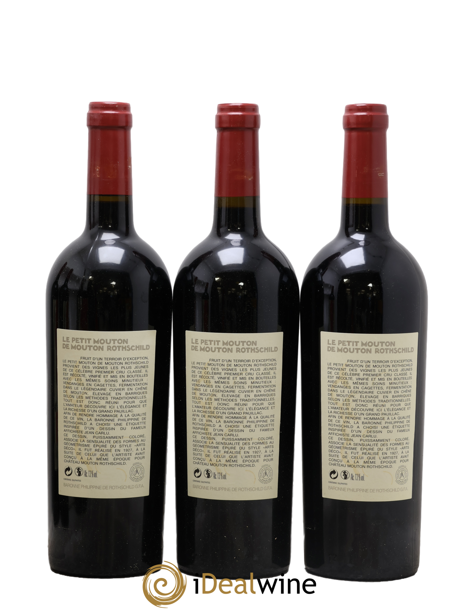 Petit Mouton Second Vin  2005 - Lot of 6 bottles - 2