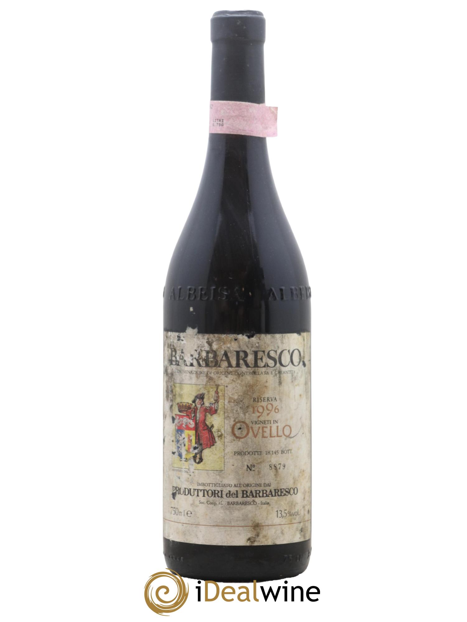Barbaresco DOCG Riserva Ovello Produttori del Barbaresco 1996 - Lot de 1 bouteille - 0