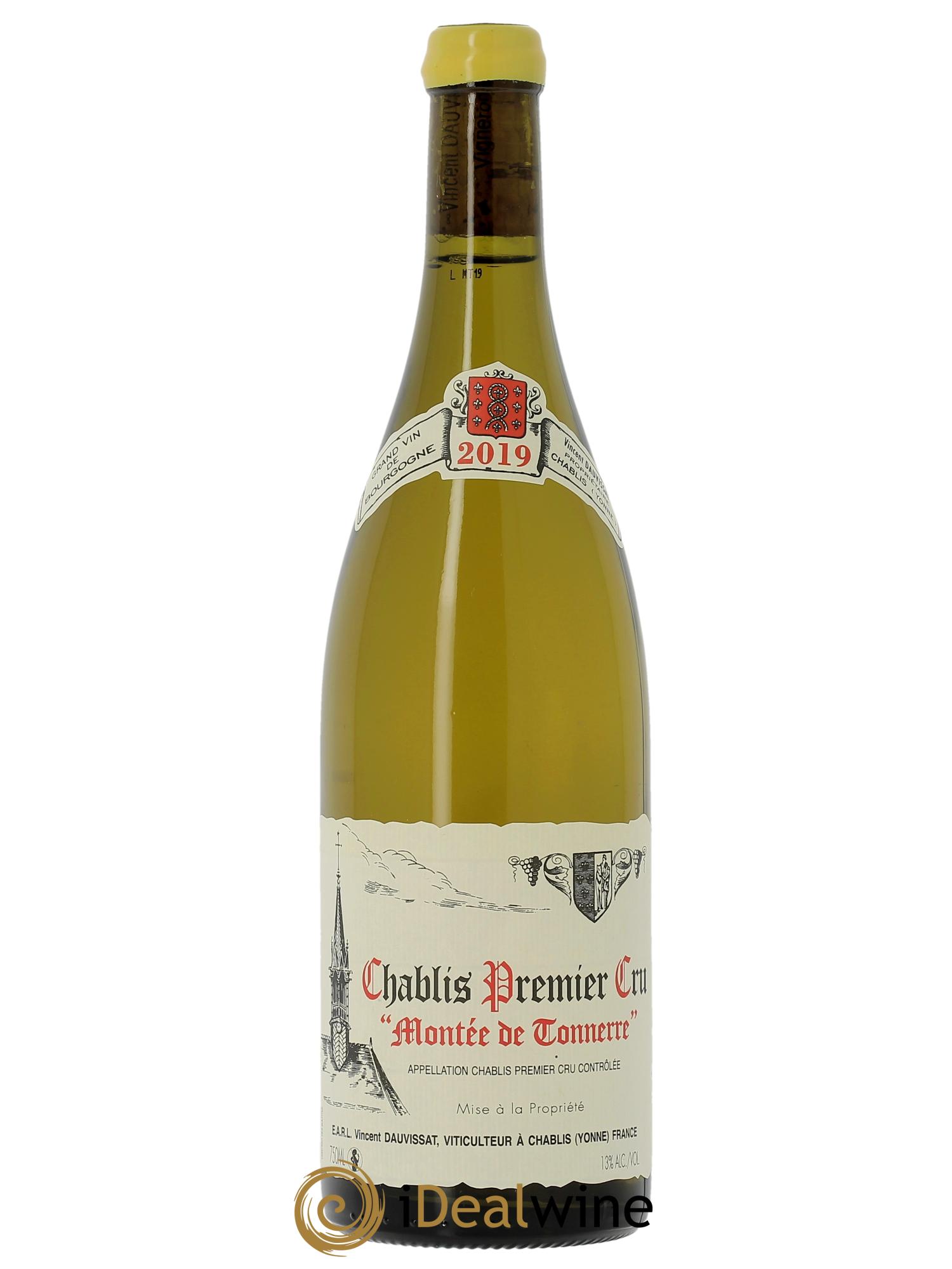 Chablis 1er Cru Montée de Tonnerre Vincent Dauvissat (Domaine) 2019 - Lot de 1 bouteille - 0