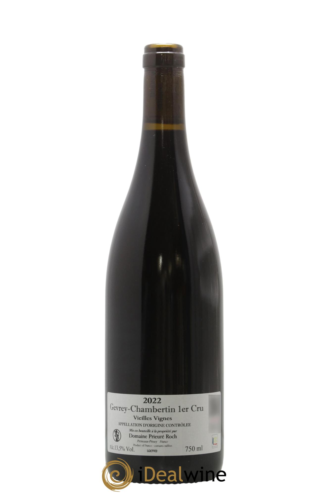 Gevrey-Chambertin  1er Cru Vieilles Vignes Prieuré Roch 2022 - Lot de 1 bouteille - 1
