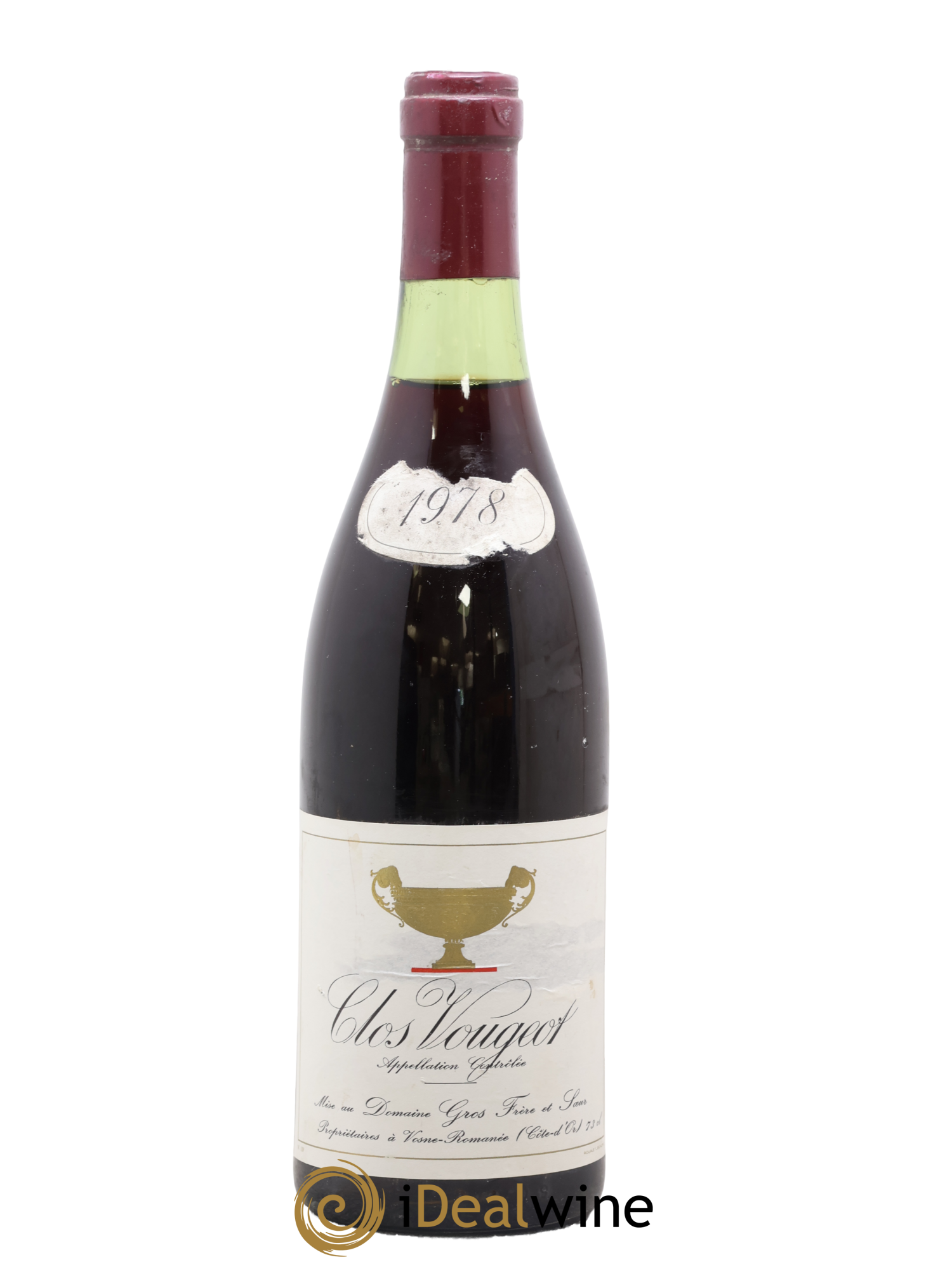 Clos de Vougeot Grand Cru Gros Frère & Soeur 1978 - Lotto di 1 bottiglia - 0