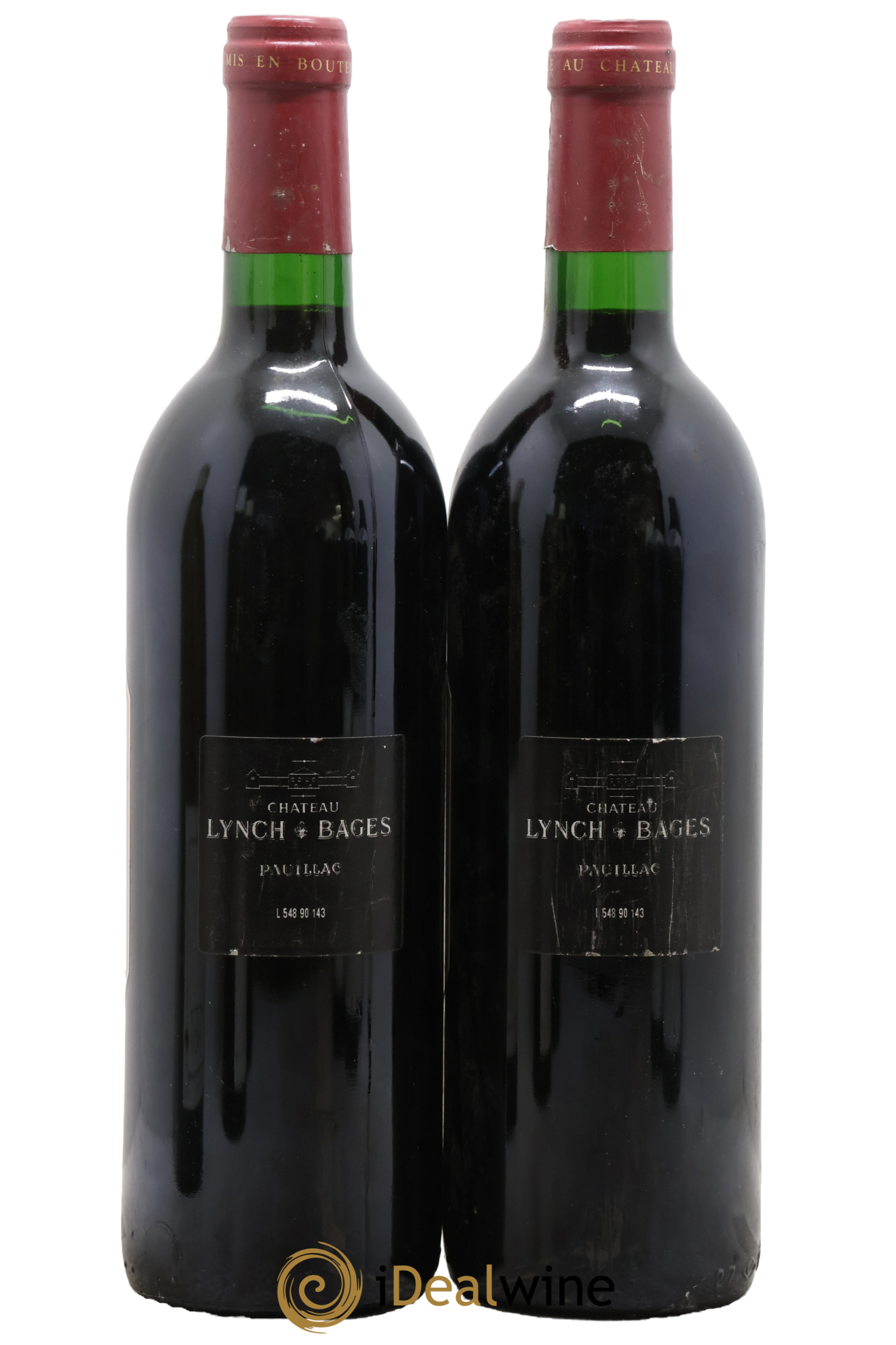 Château Lynch Bages 5ème Grand Cru Classé 1990 - Lot of 2 bottles - 1