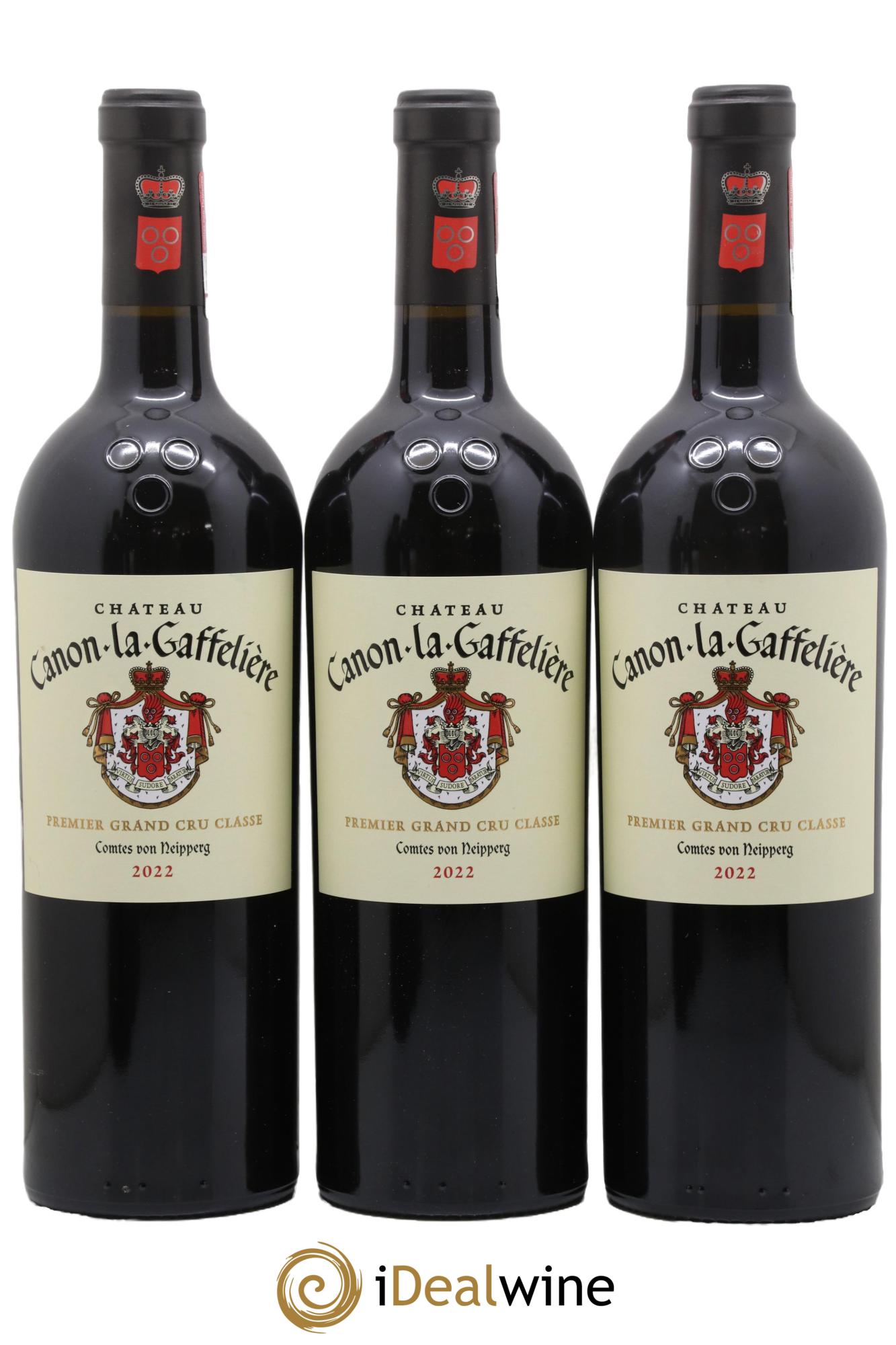 Château Canon la Gaffelière 1er Grand Cru Classé B 2022 - Lot de 3 bouteilles - 0