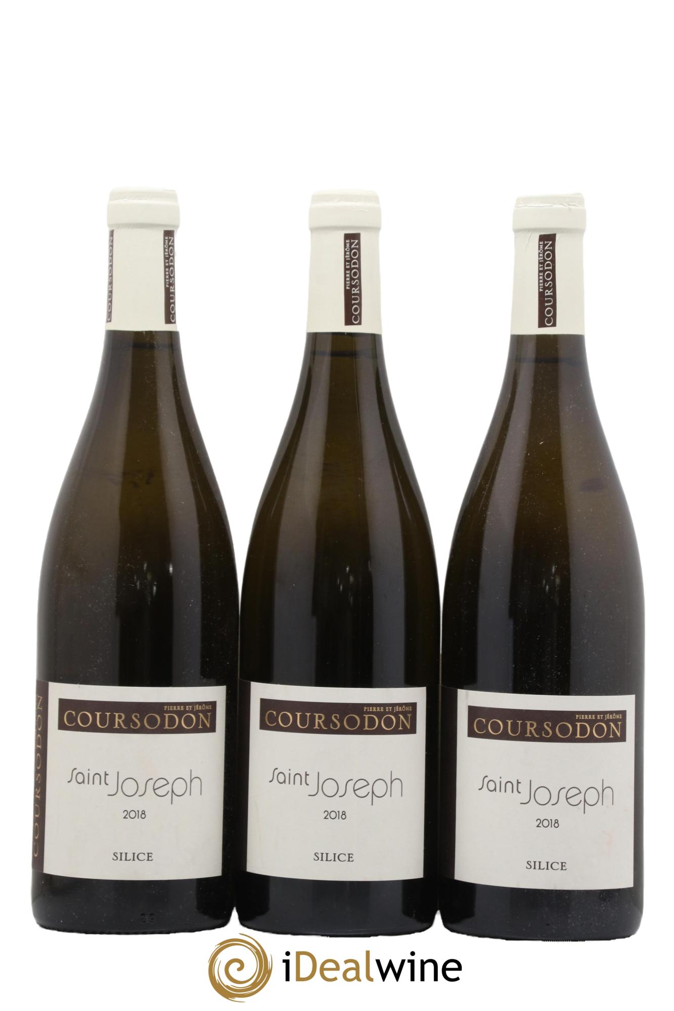 Saint-Joseph Silice Pierre et Jérôme Coursodon 2018 - Lot de 3 bouteilles - 0