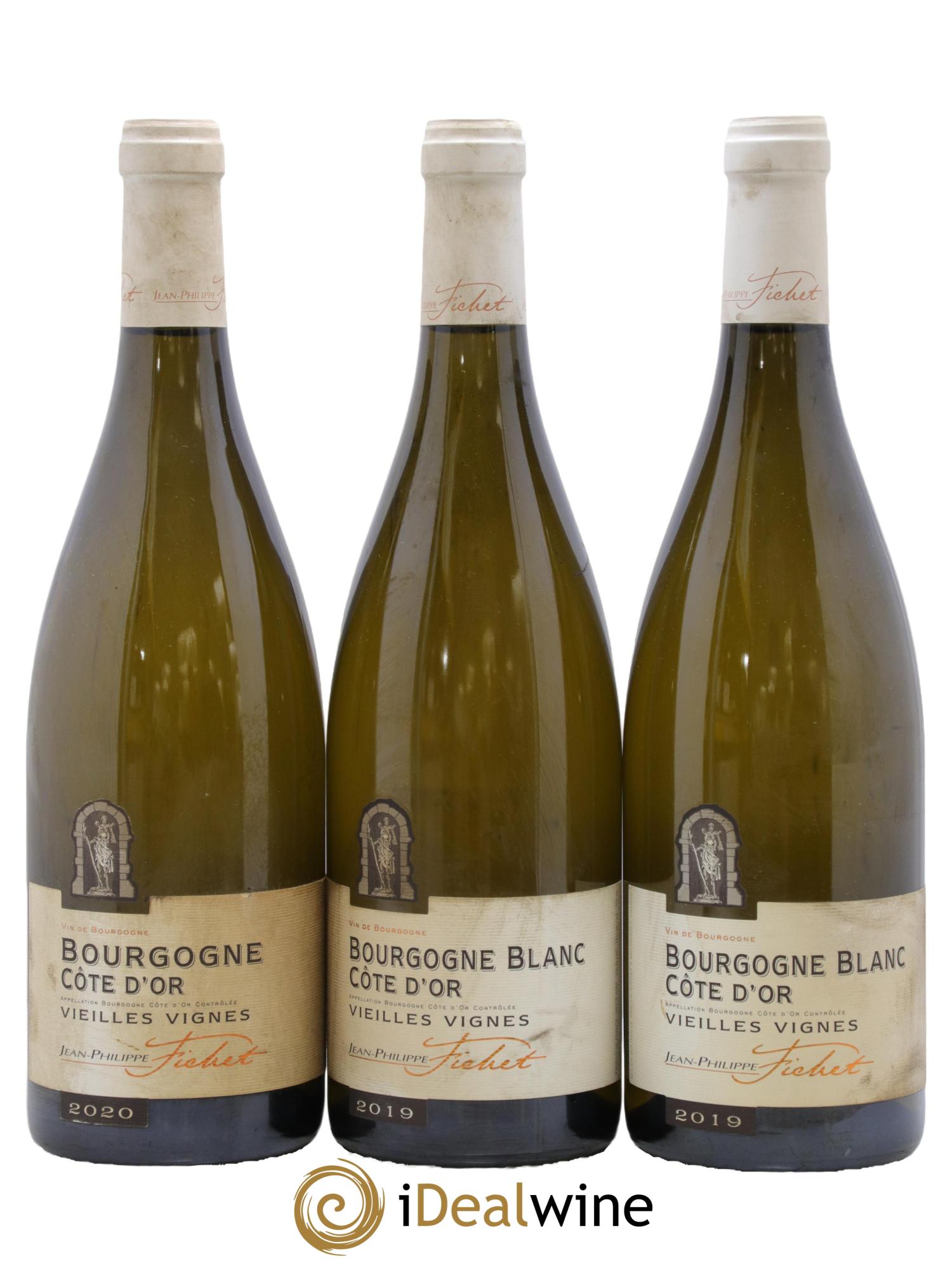 Bourgogne Côte-d'Or Vieilles vignes Jean-Philippe Fichet 2019 - Lot of 3 bottles - 0