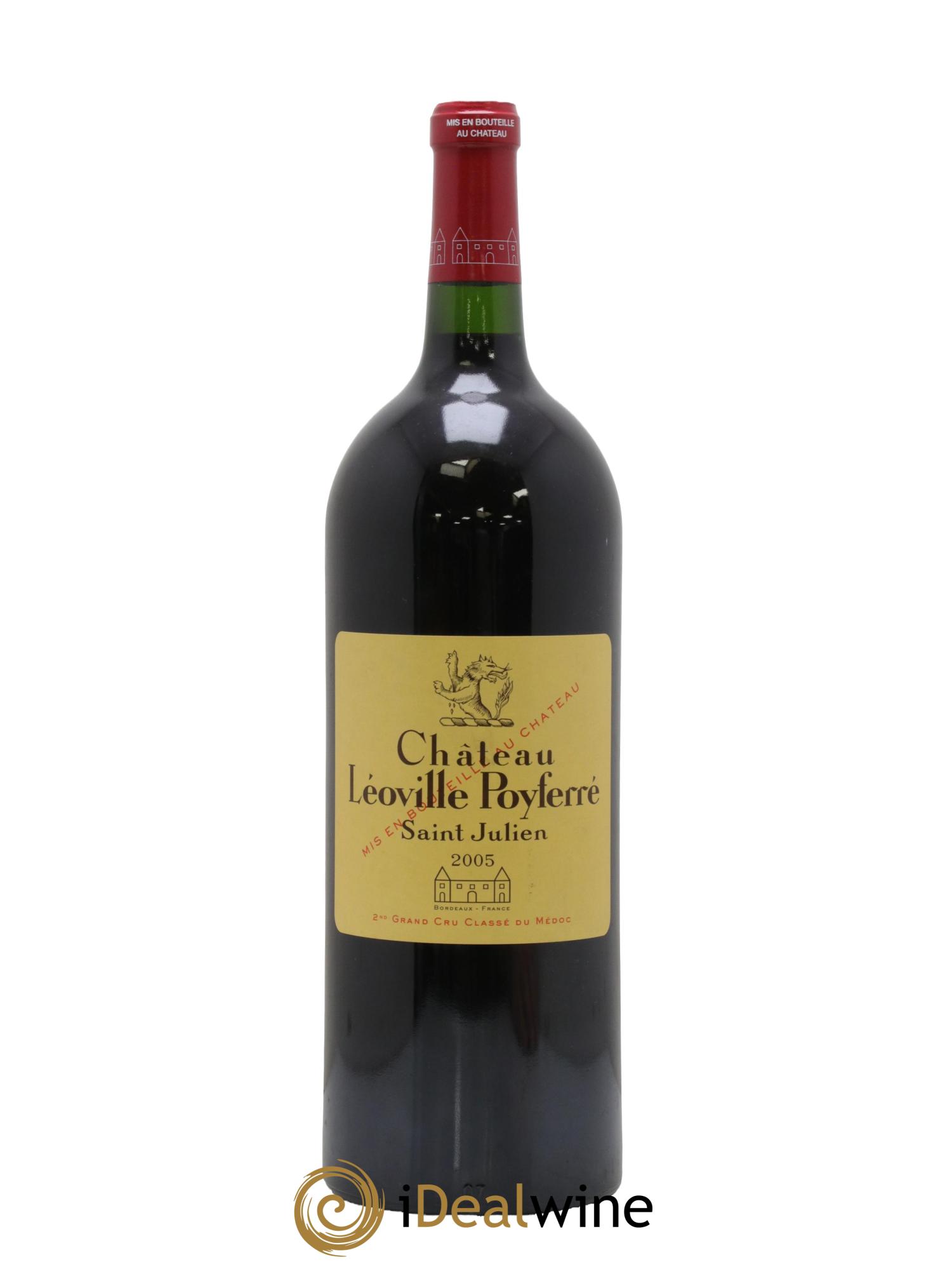 Château Léoville Poyferré 2ème Grand Cru Classé 2005 - Lot de 1 magnum - 0