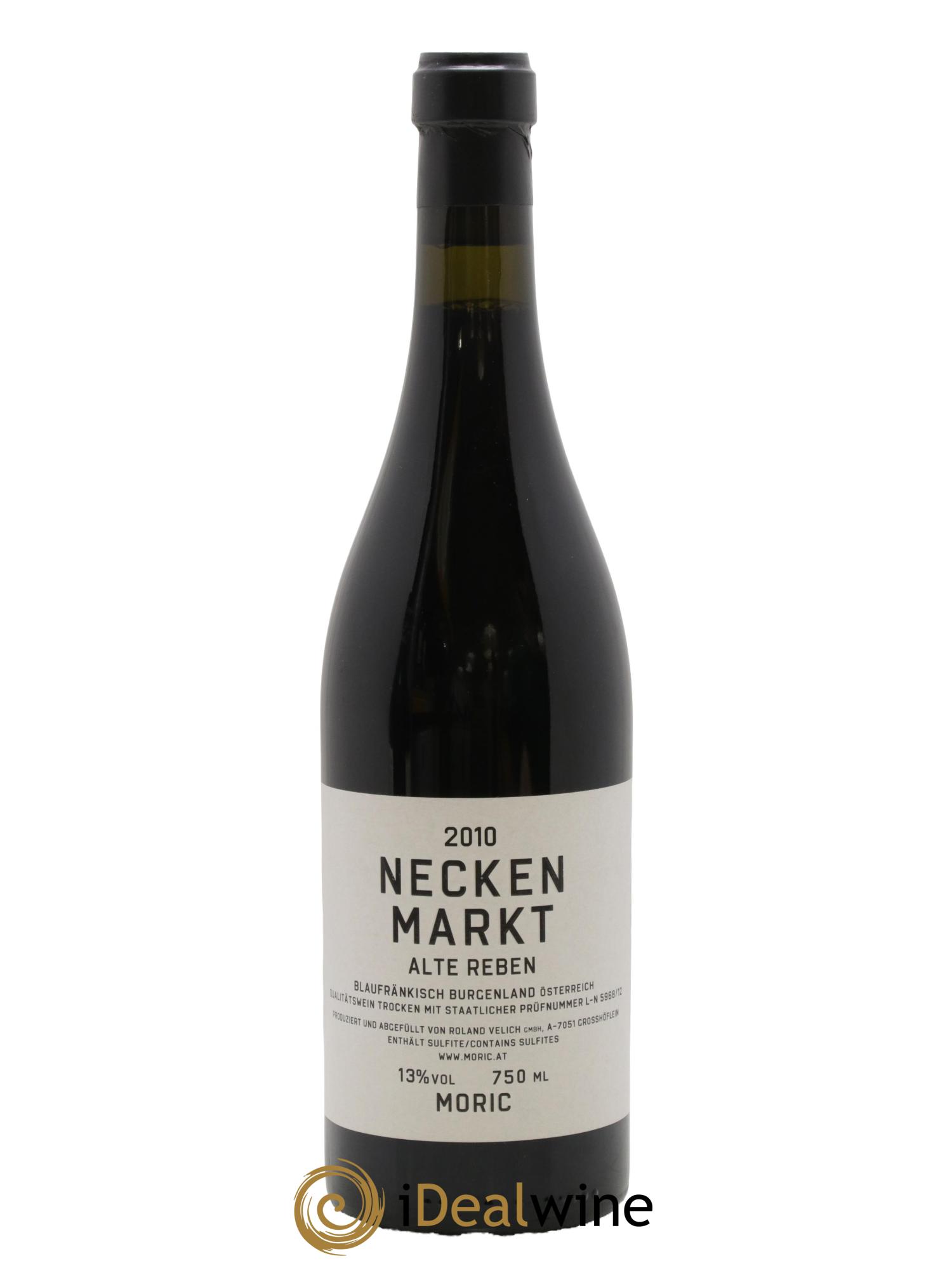Autriche Neckenmarkt Alte Reben Moric 2010 - Lot de 1 bouteille - 0