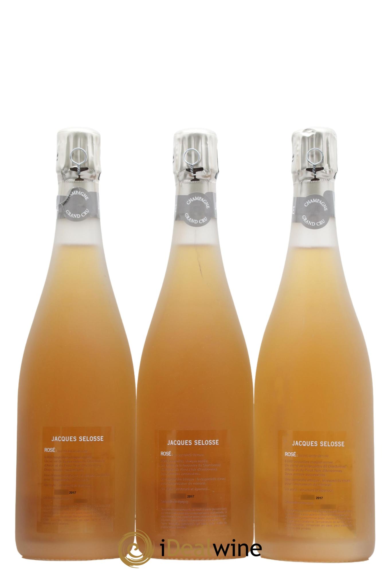 Rosé Brut Jacques Selosse - Lot de 3 bouteilles - 1