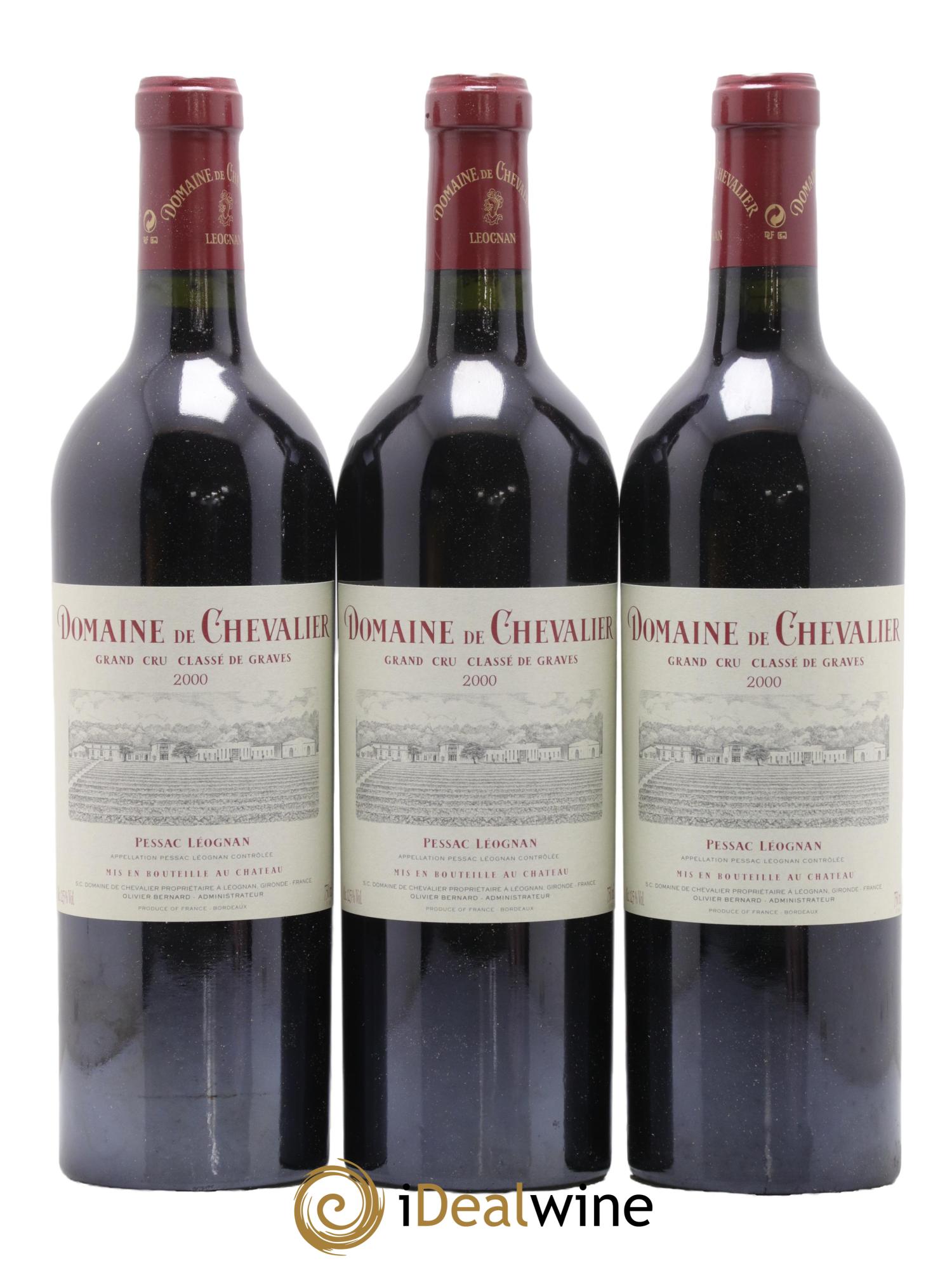 Domaine de Chevalier Cru Classé de Graves 2000 - Lot de 12 bouteilles - 1