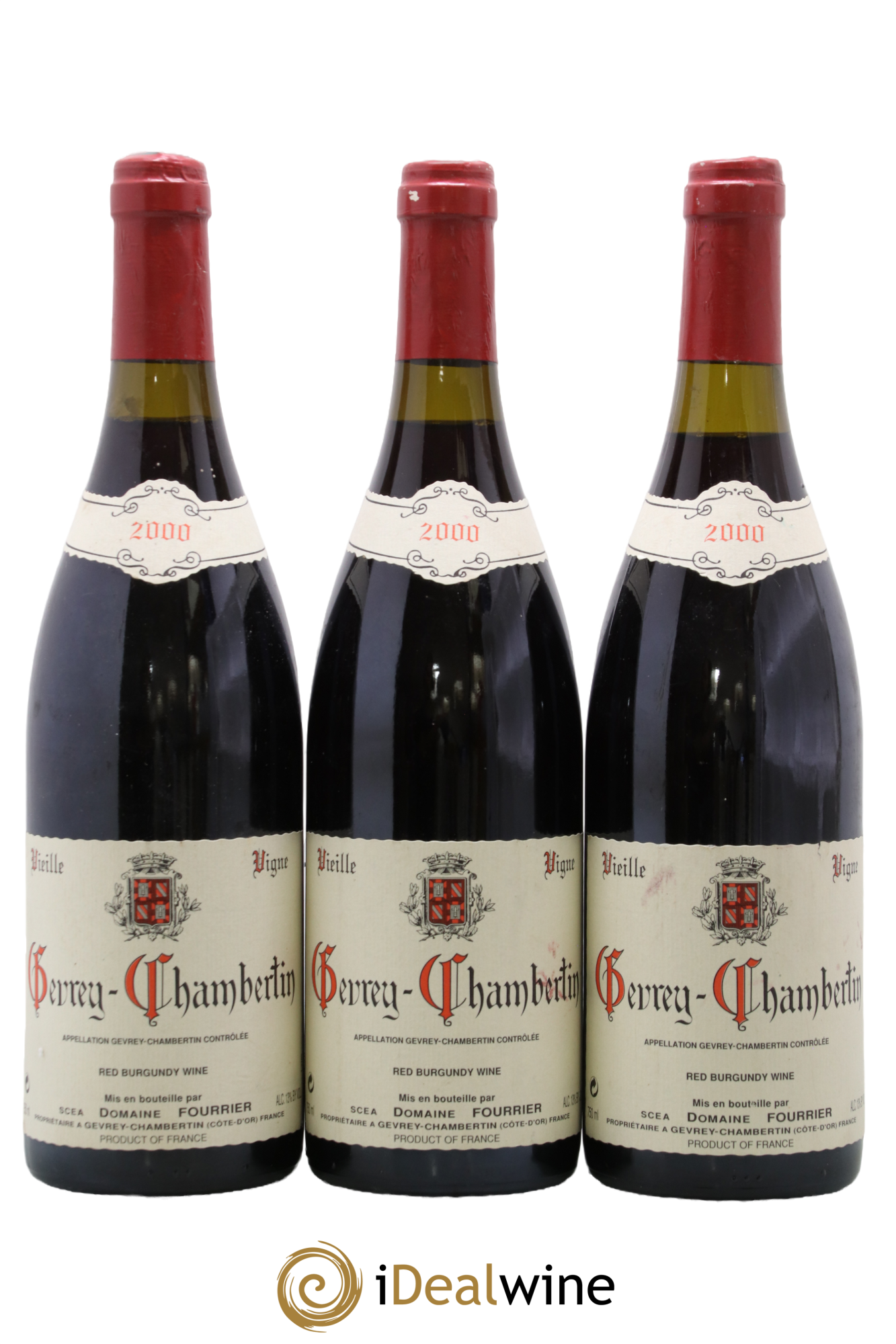 Gevrey-Chambertin Vieille Vigne Fourrier (Domaine) 2000 - Lot de 3 bouteilles - 0