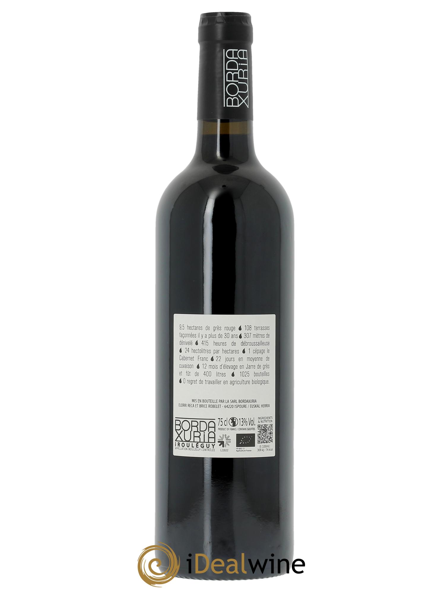 Irouléguy Abila Domaine Bordaxuria  2022 - Lotto di 1 bottiglia - 1