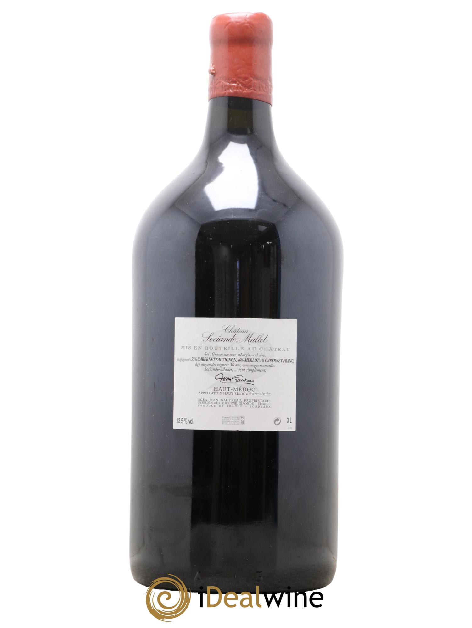 Château Sociando Mallet 2009 - Lot de 1 double magnum - 1