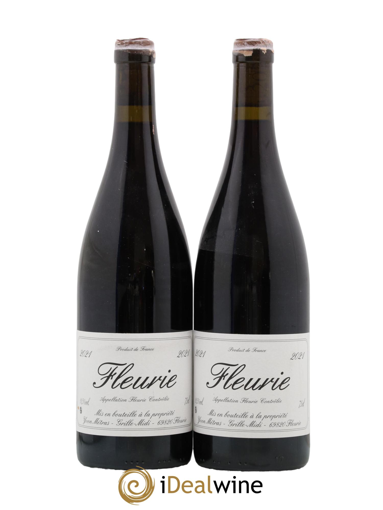 Fleurie Yvon Métras 2021 - Lot de 2 bouteilles - 0