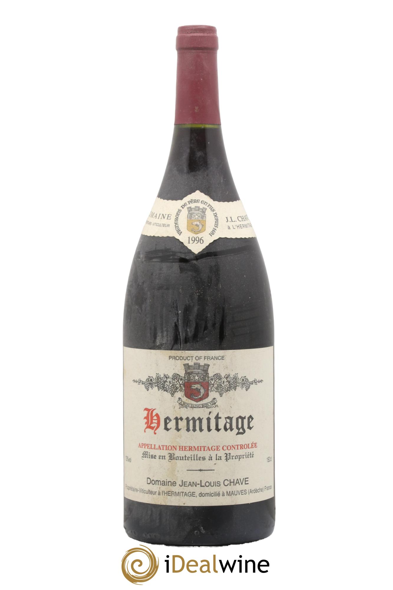 Hermitage Jean-Louis Chave 1996 - Lot of 1 magnum - 0
