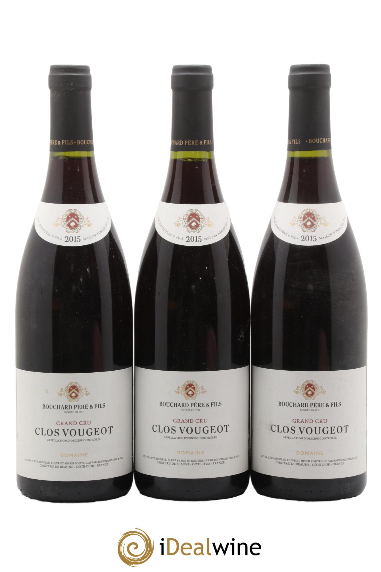 Clos de Vougeot Grand Cru Bouchard Père & Fils 2015 - Lot de 6 bouteilles - 3